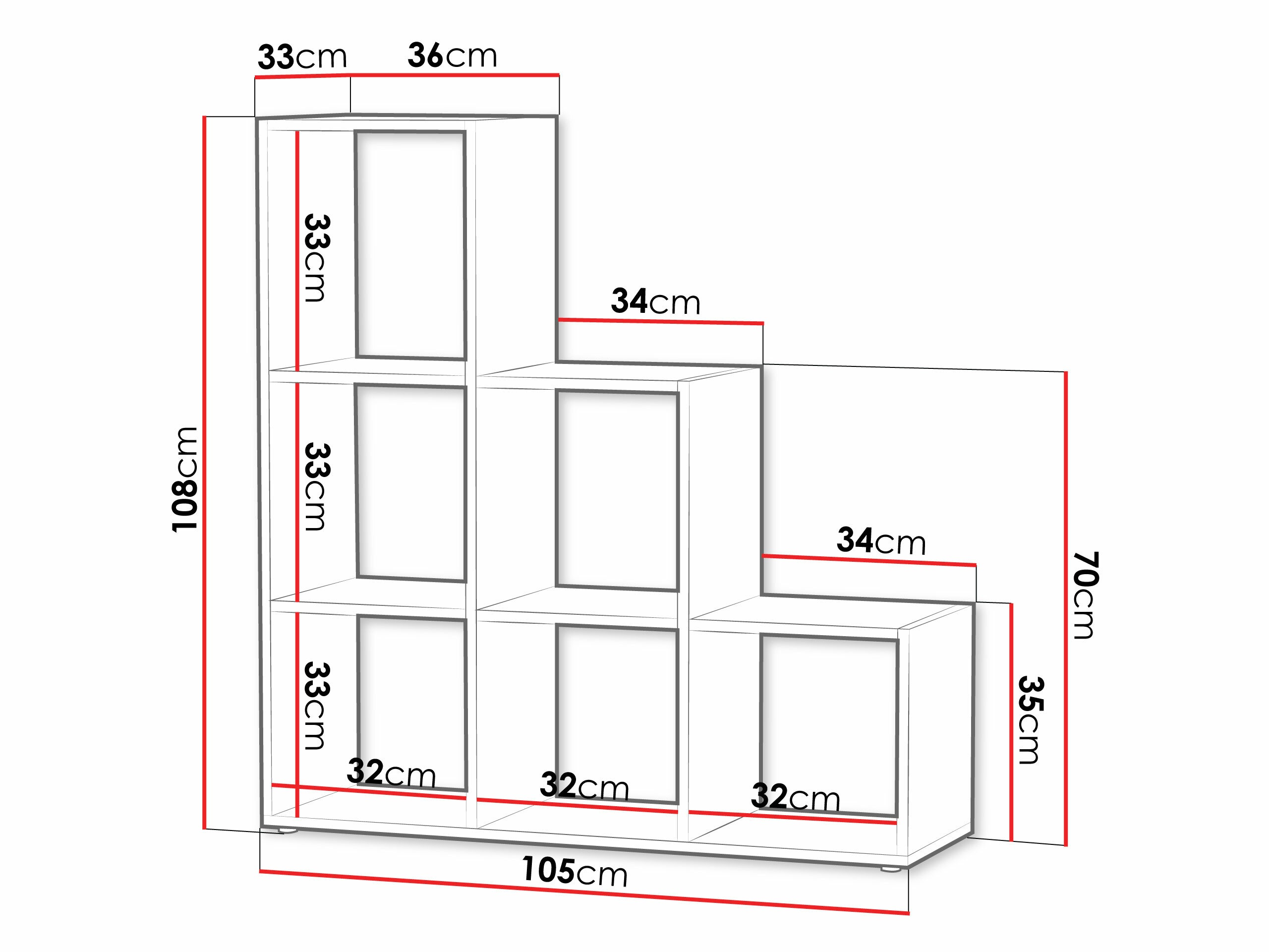 Étagère Lexicon (Sonoma chêne)