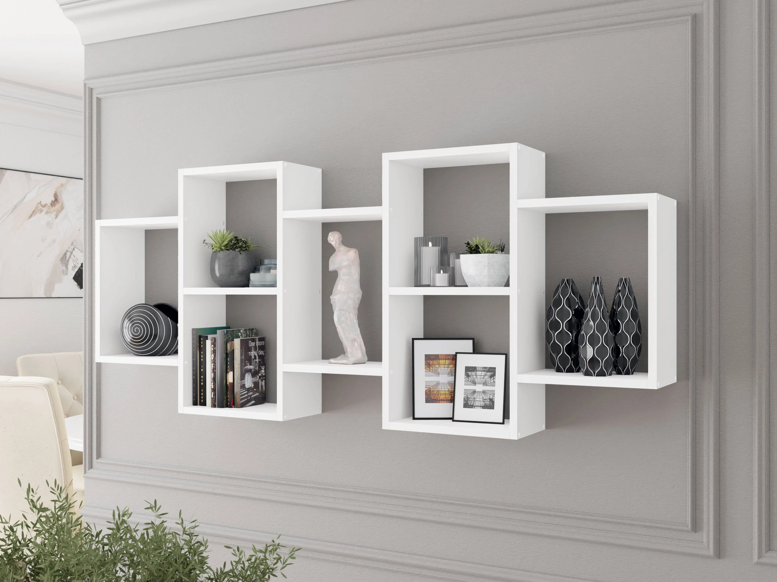 Étagère murale Lexicon (Blanc)