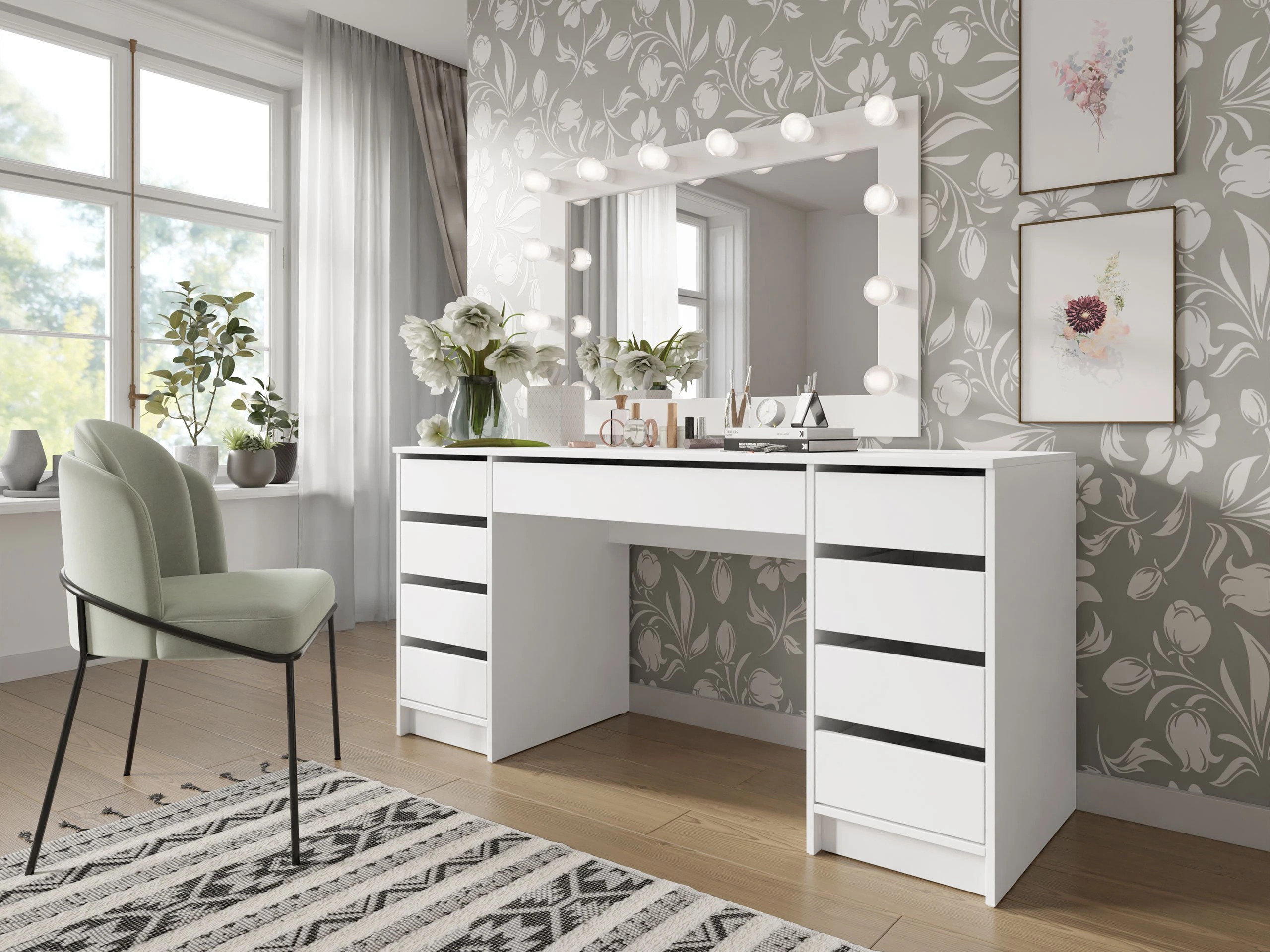 Bureau Comfivo Terros II (Blanc)