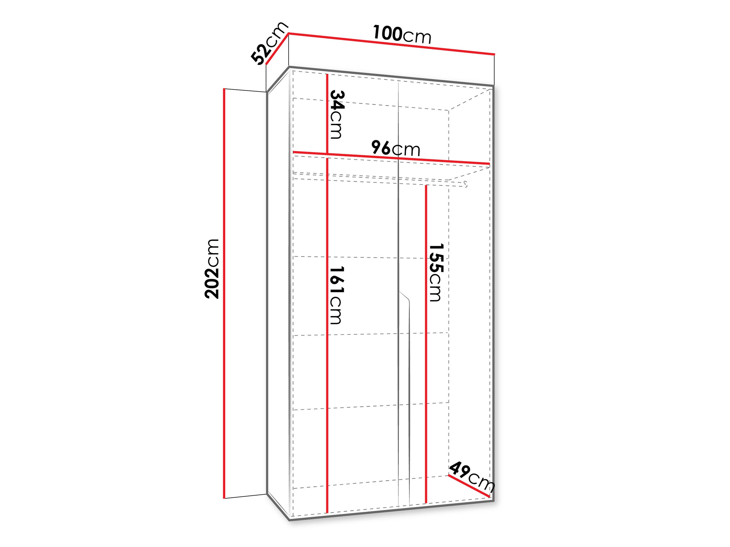 Armoire Hartford 579 (Cachemire)