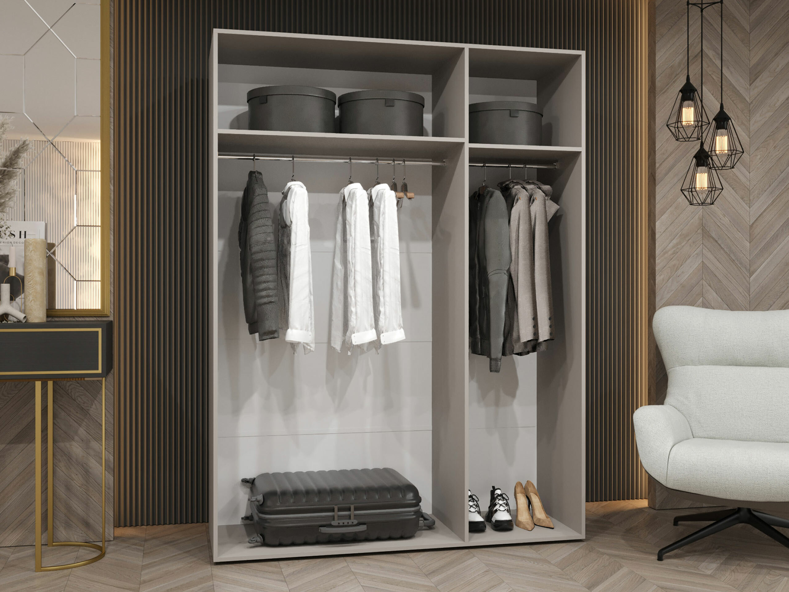 Armoire Hartford 580 (Noir)