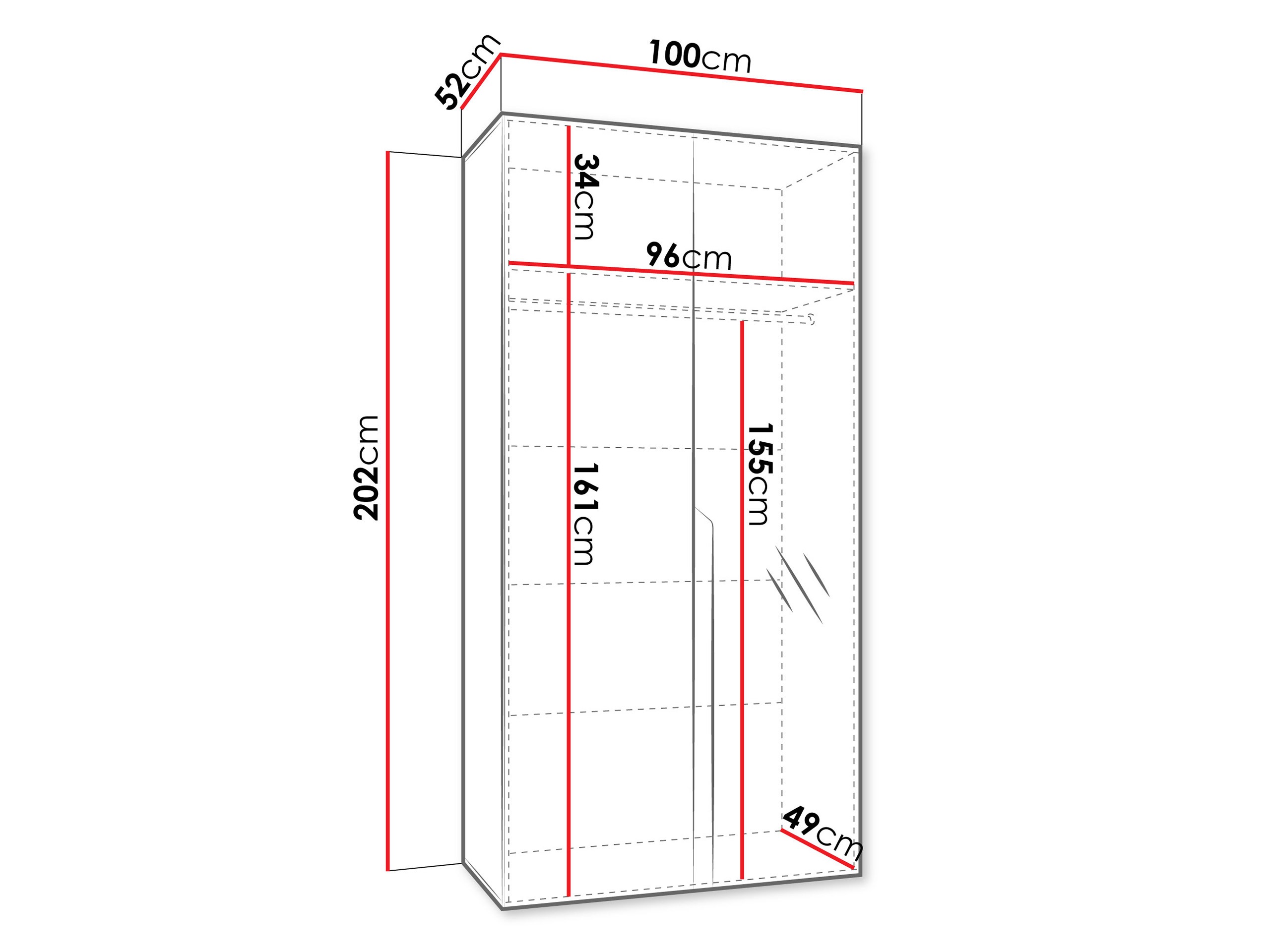 Armoire Hartford 584 (Cachemire)
