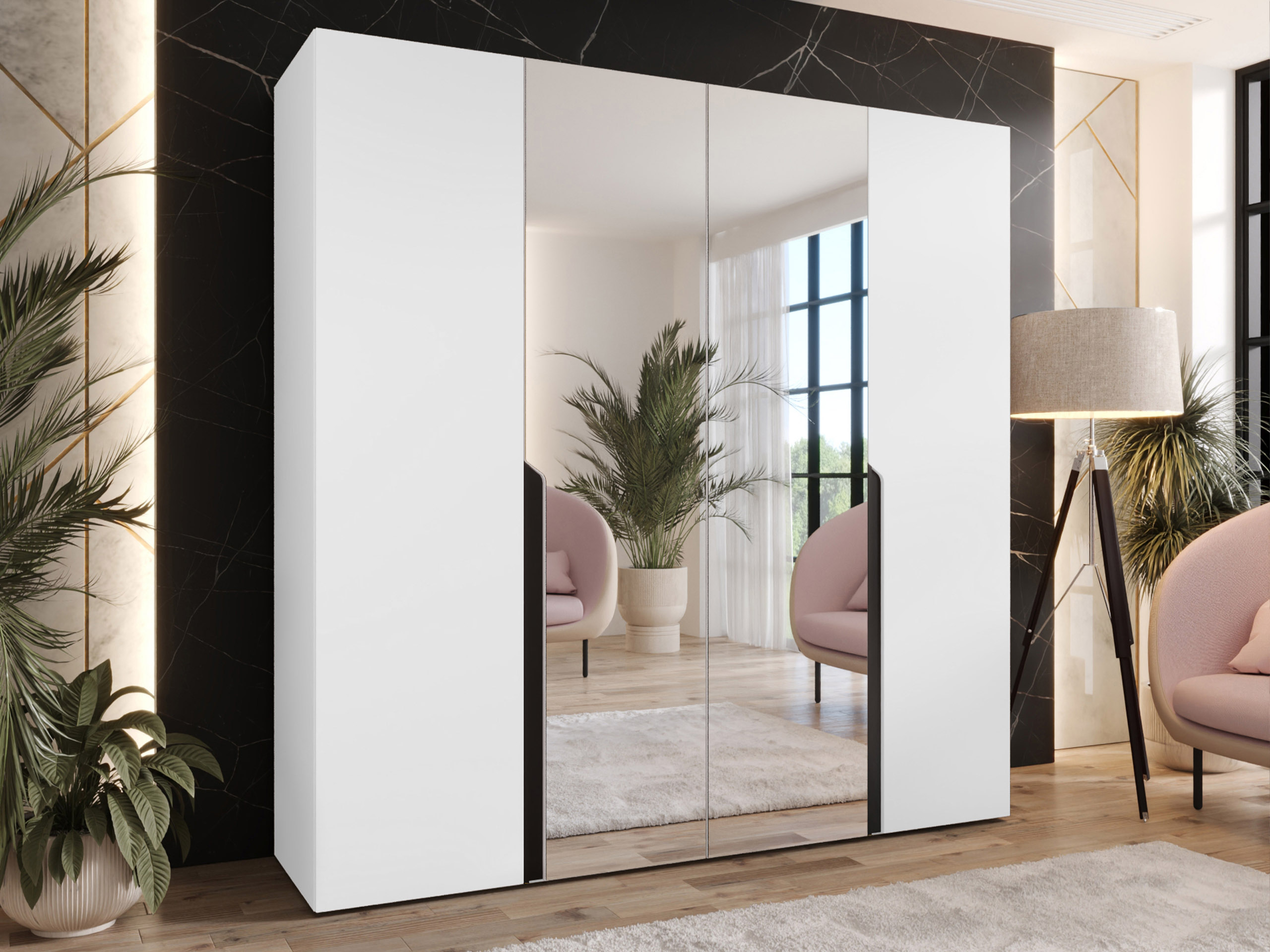 Armoire Hartford 586 (Blanc)