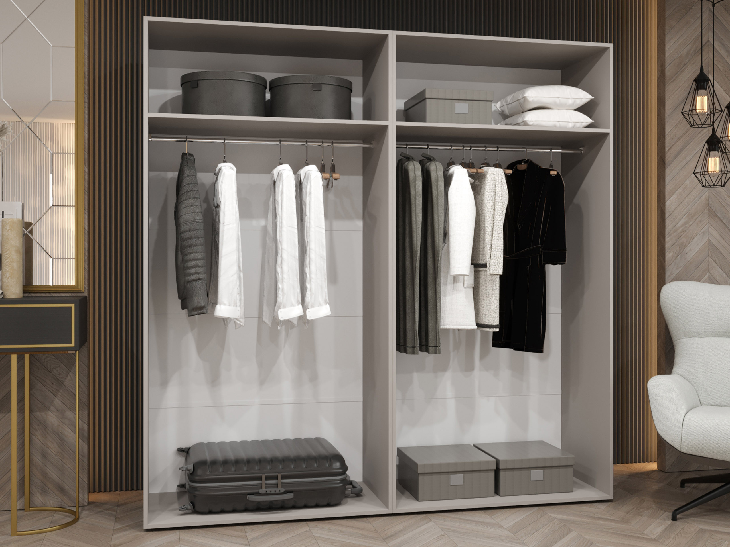 Armoire Hartford 586 (Noir)