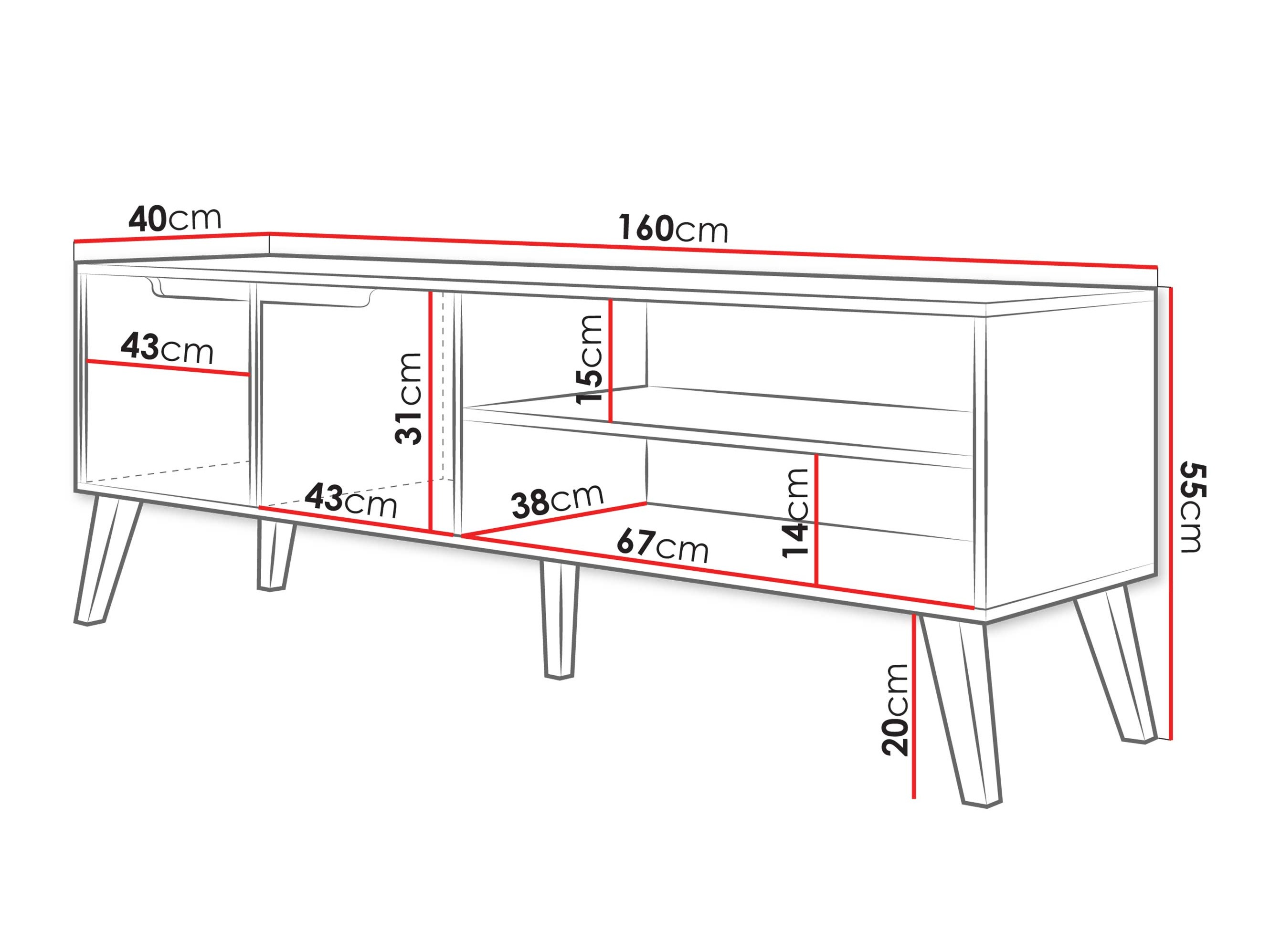 Meuble TV Otis (Cachemire)