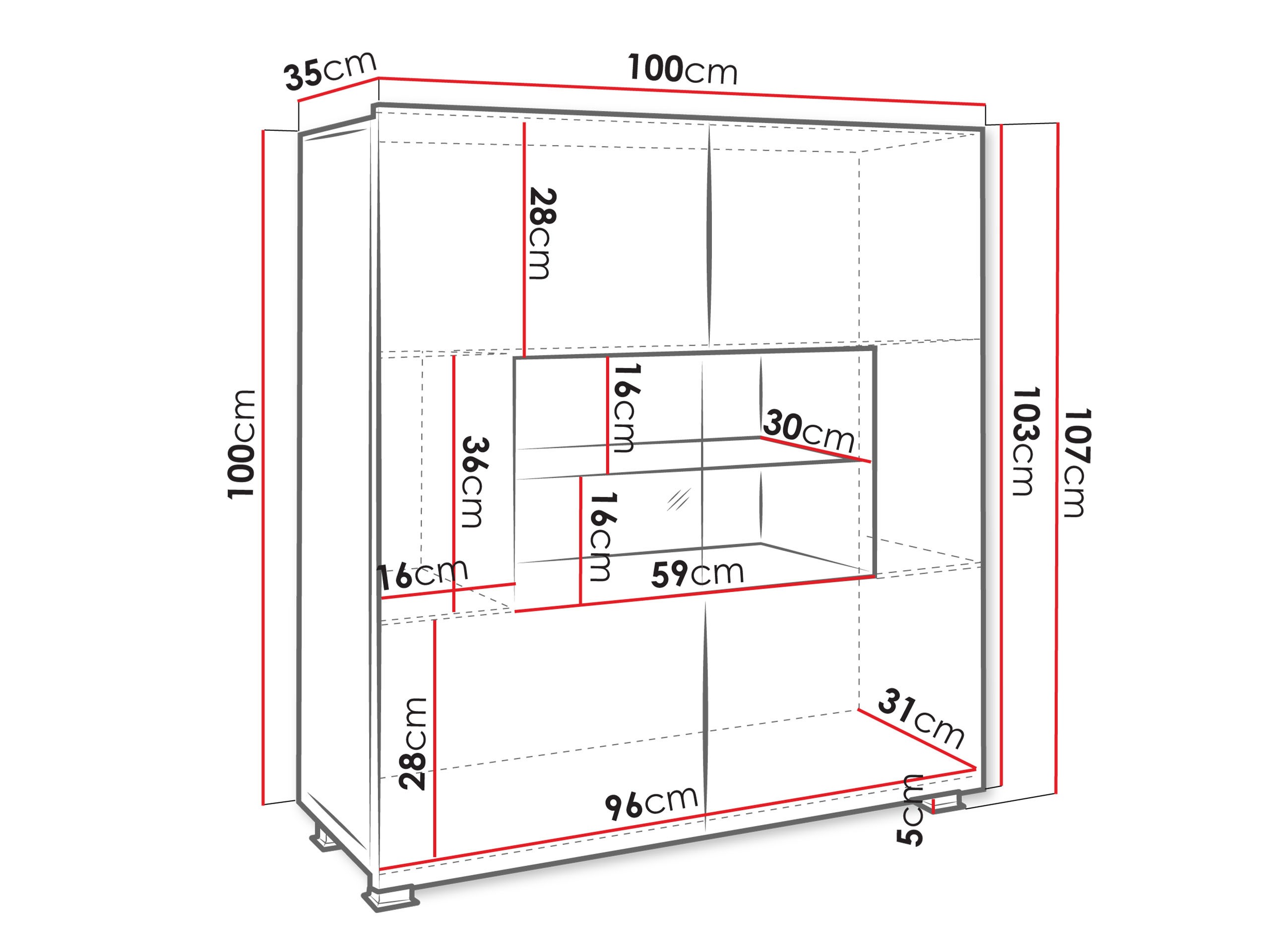 Buffet Remus (Chêne doré)