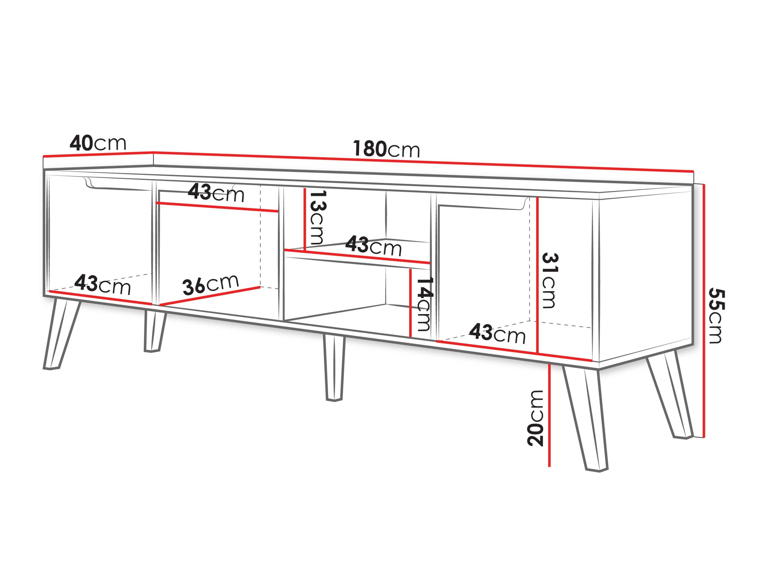 Meuble TV Otis II (Cachemire)