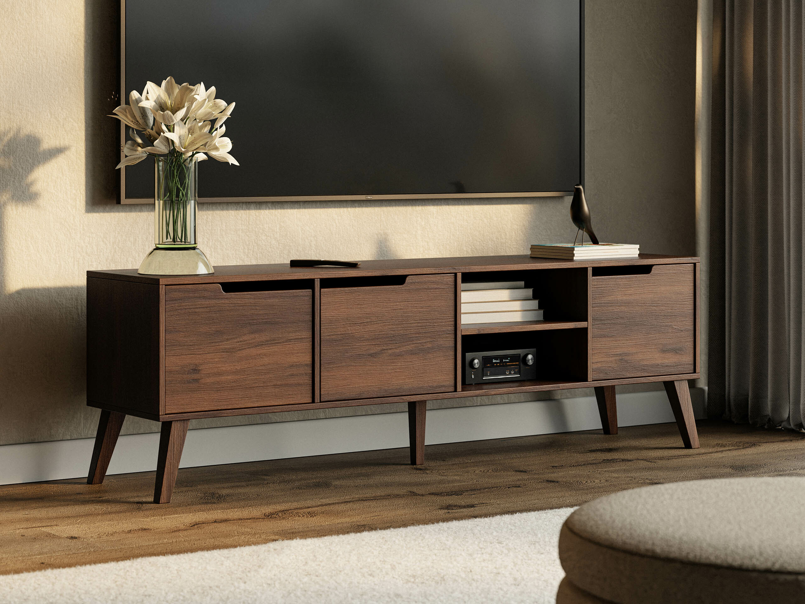 Meuble TV Otis II (Noyer)