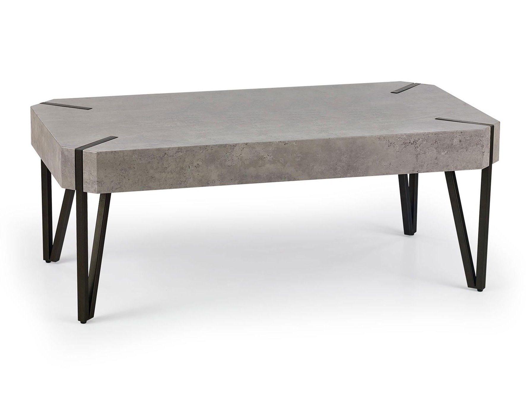Table basse Houston 303 (Béton + Noir)