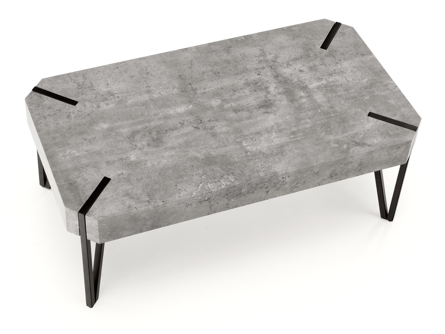 Table basse Houston 303 (Béton + Noir)