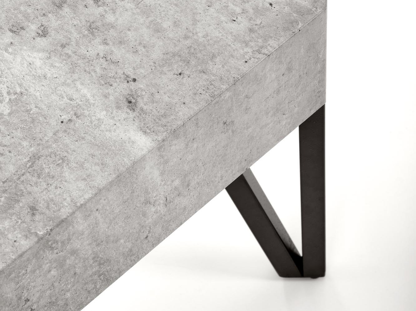 Table basse Houston 303 (Béton + Noir)