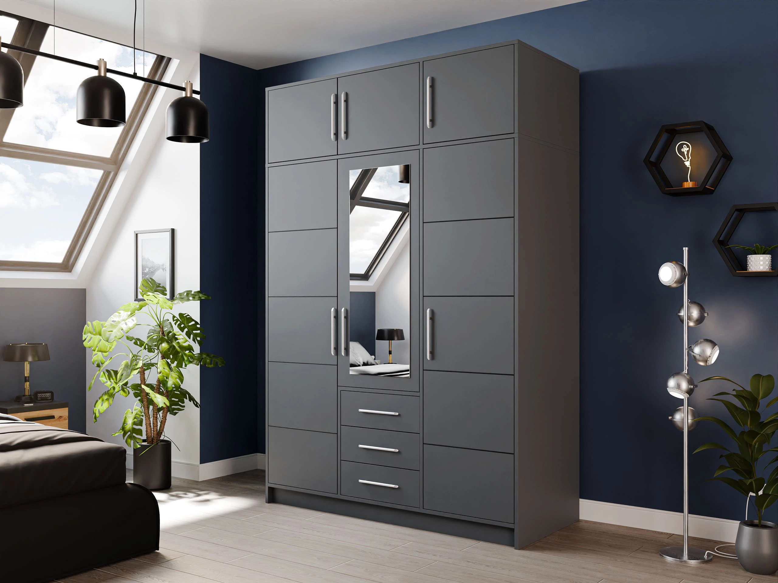 Armoire Dortivu IV (Graphite)