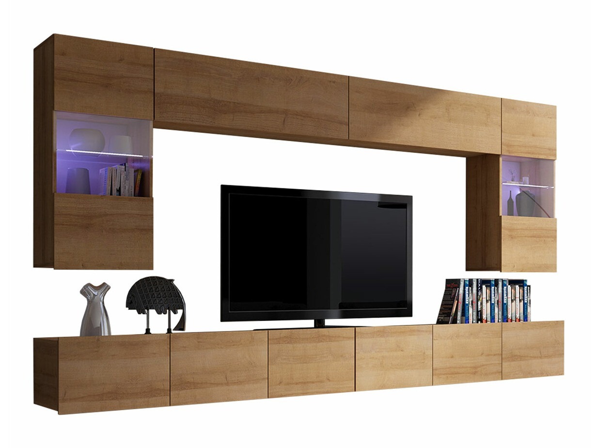 Ensemble de salon Remus I (Chêne doré)