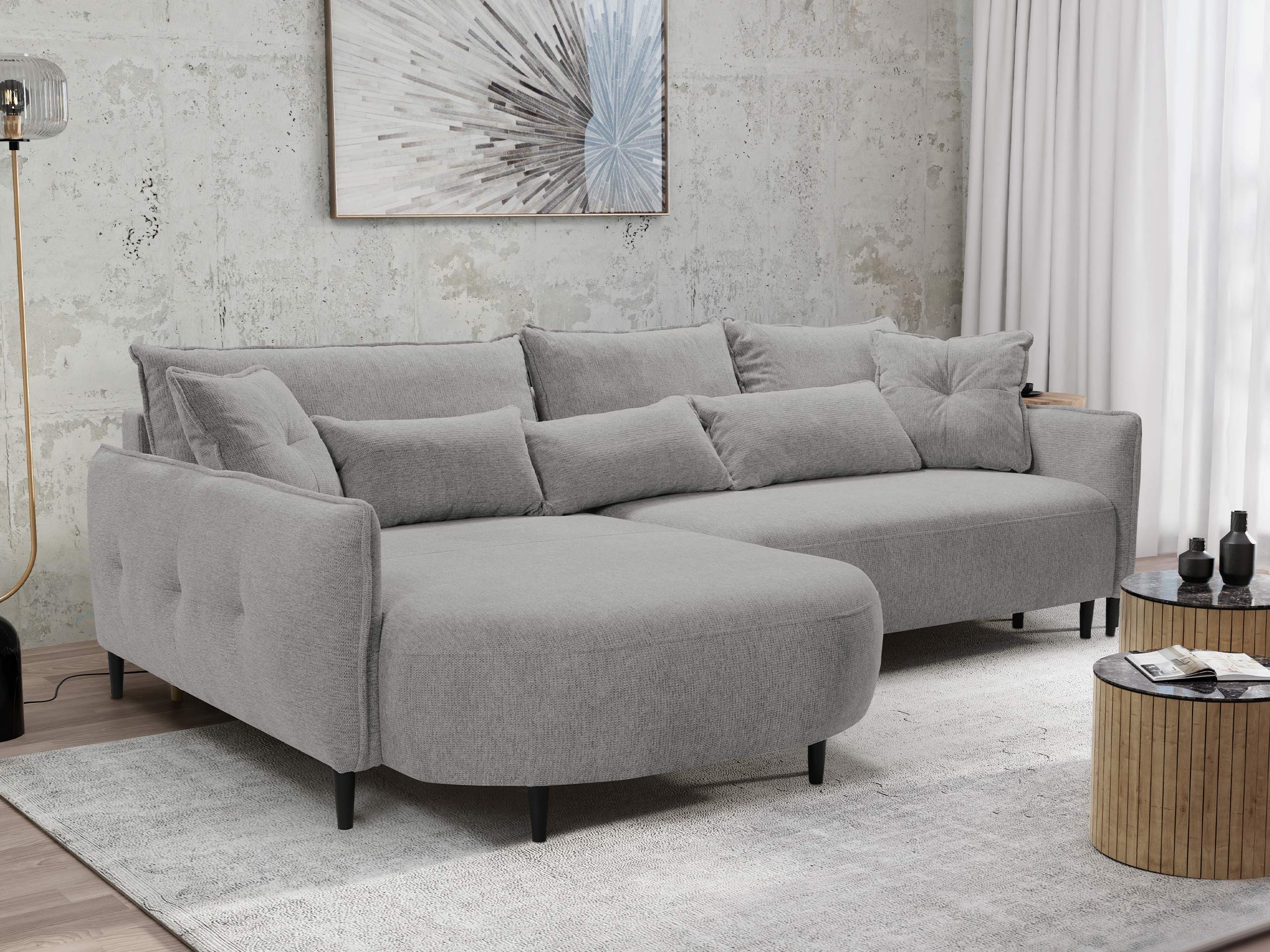 Canapé d'angle TrendyNest Prunal (Glow 05)
