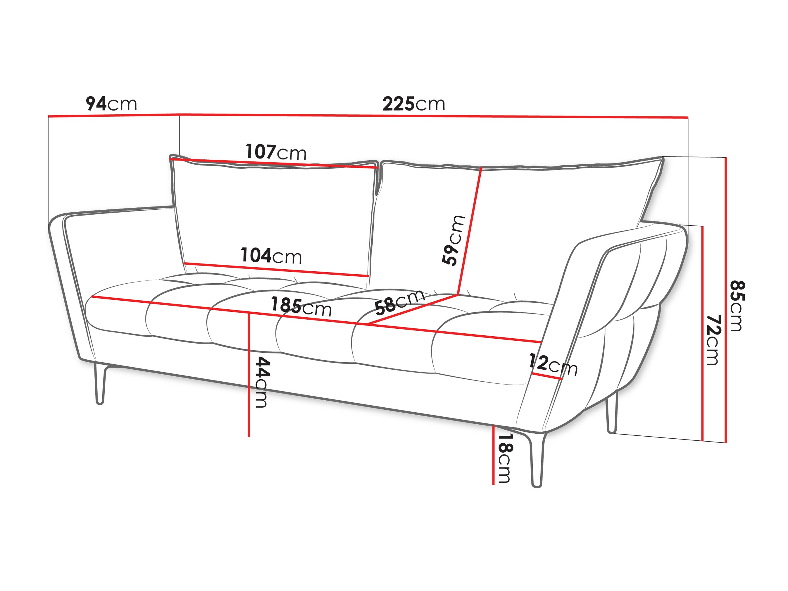 Canapé TrendyNest Villis (Aphrodite 19)