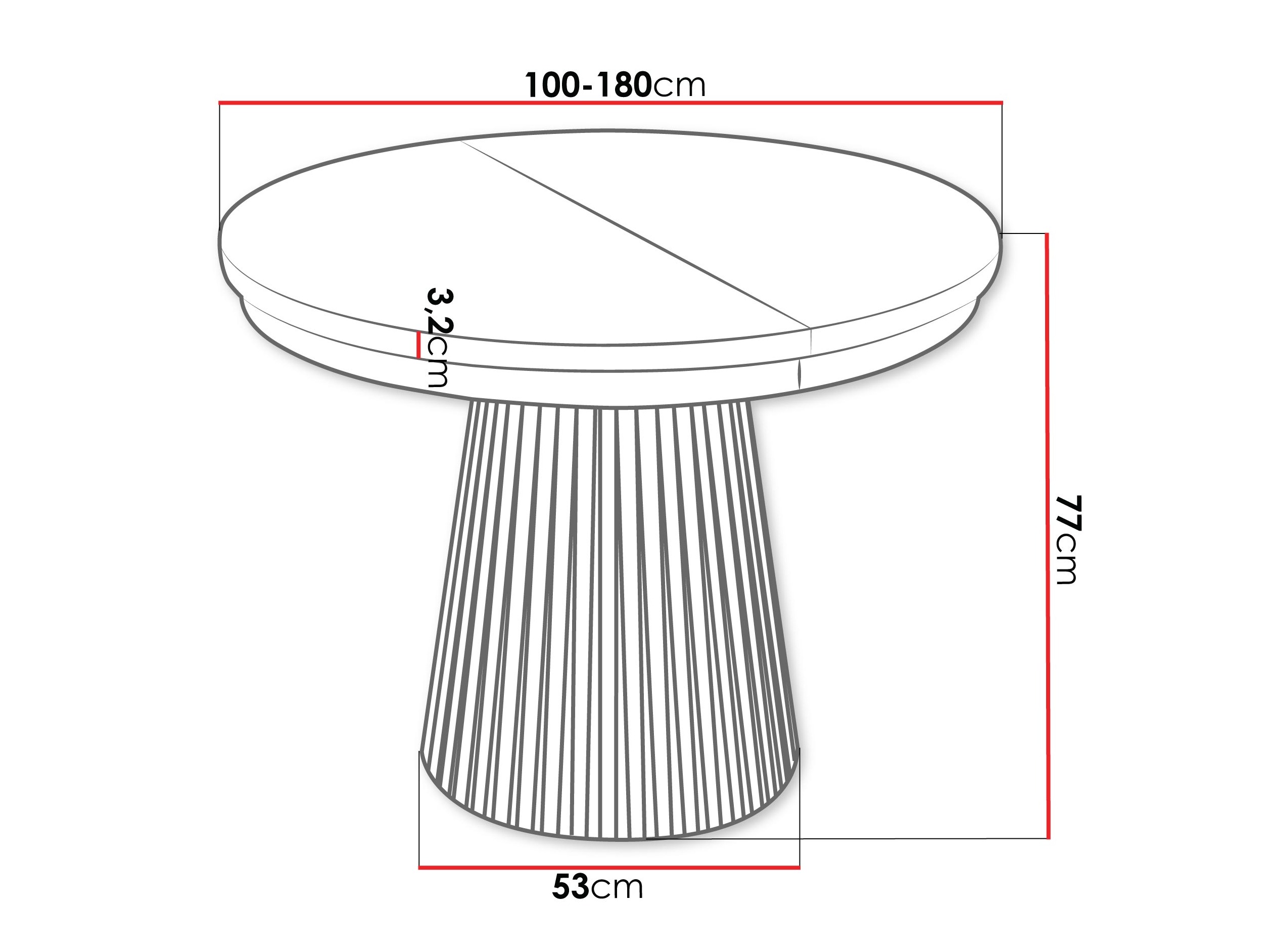 Table Stanton 151 (Blanc)