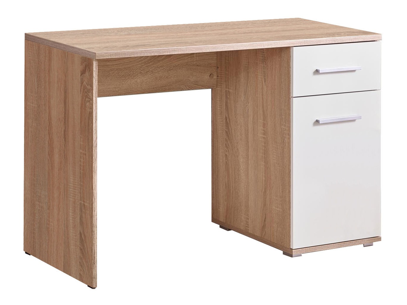 Bureau Cirveso 114 (Sonoma chêne + Blanc brillant)