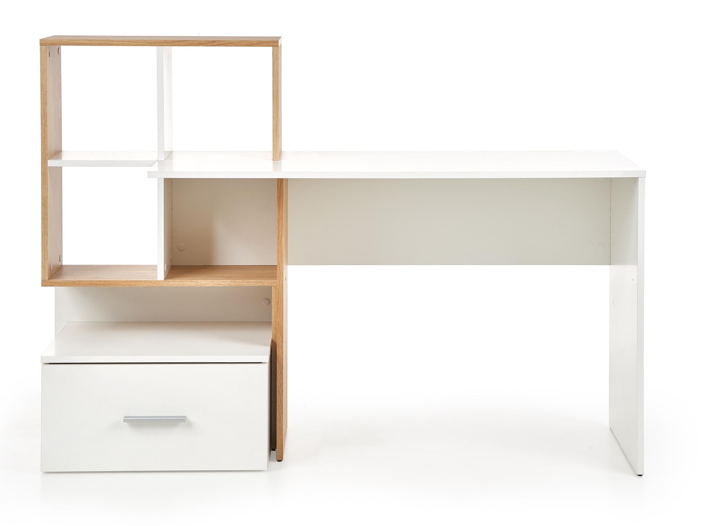 Bureau Houston 826 (Blanc + Chêne doré)