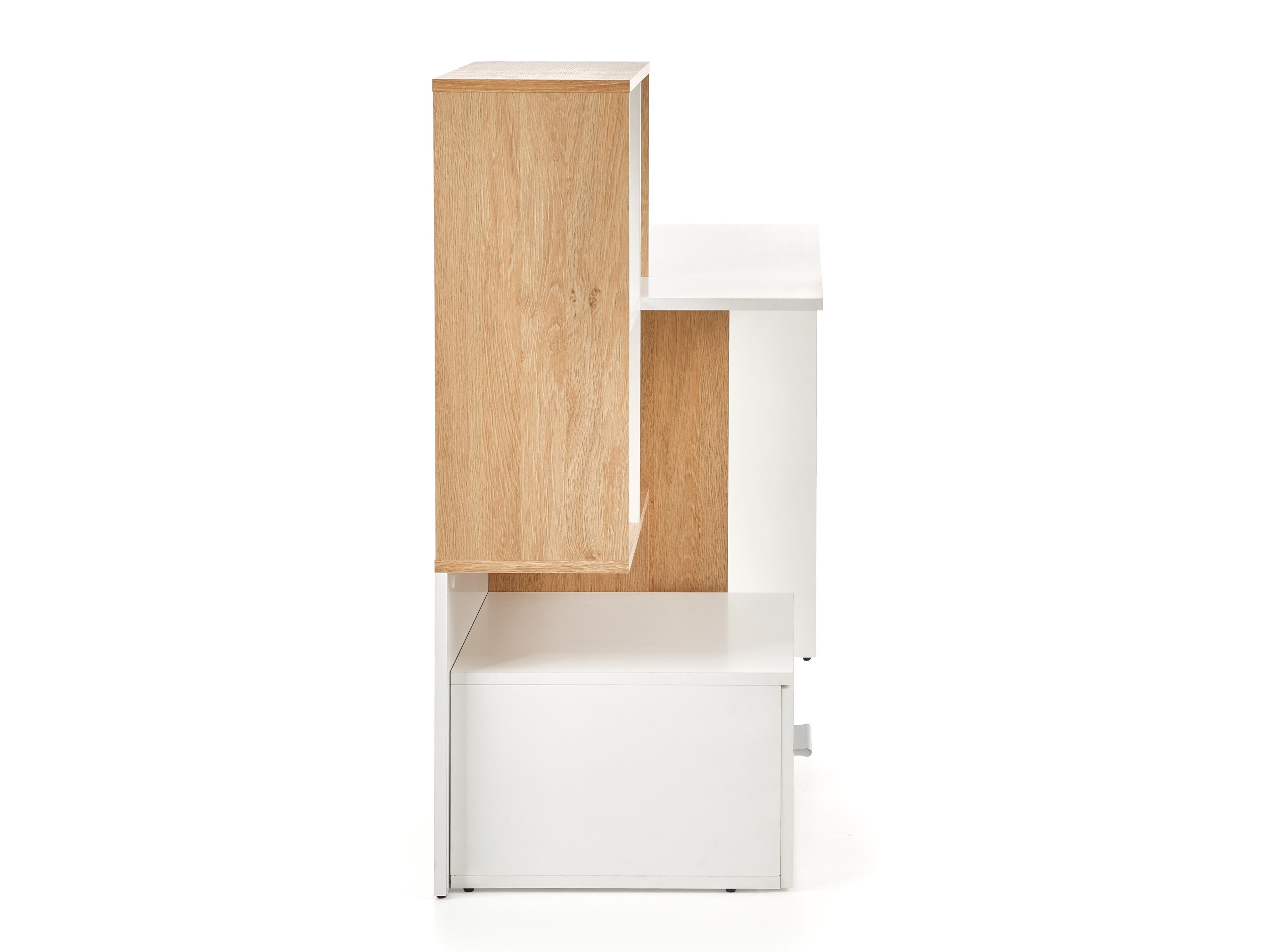 Bureau Houston 826 (Blanc + Chêne doré)