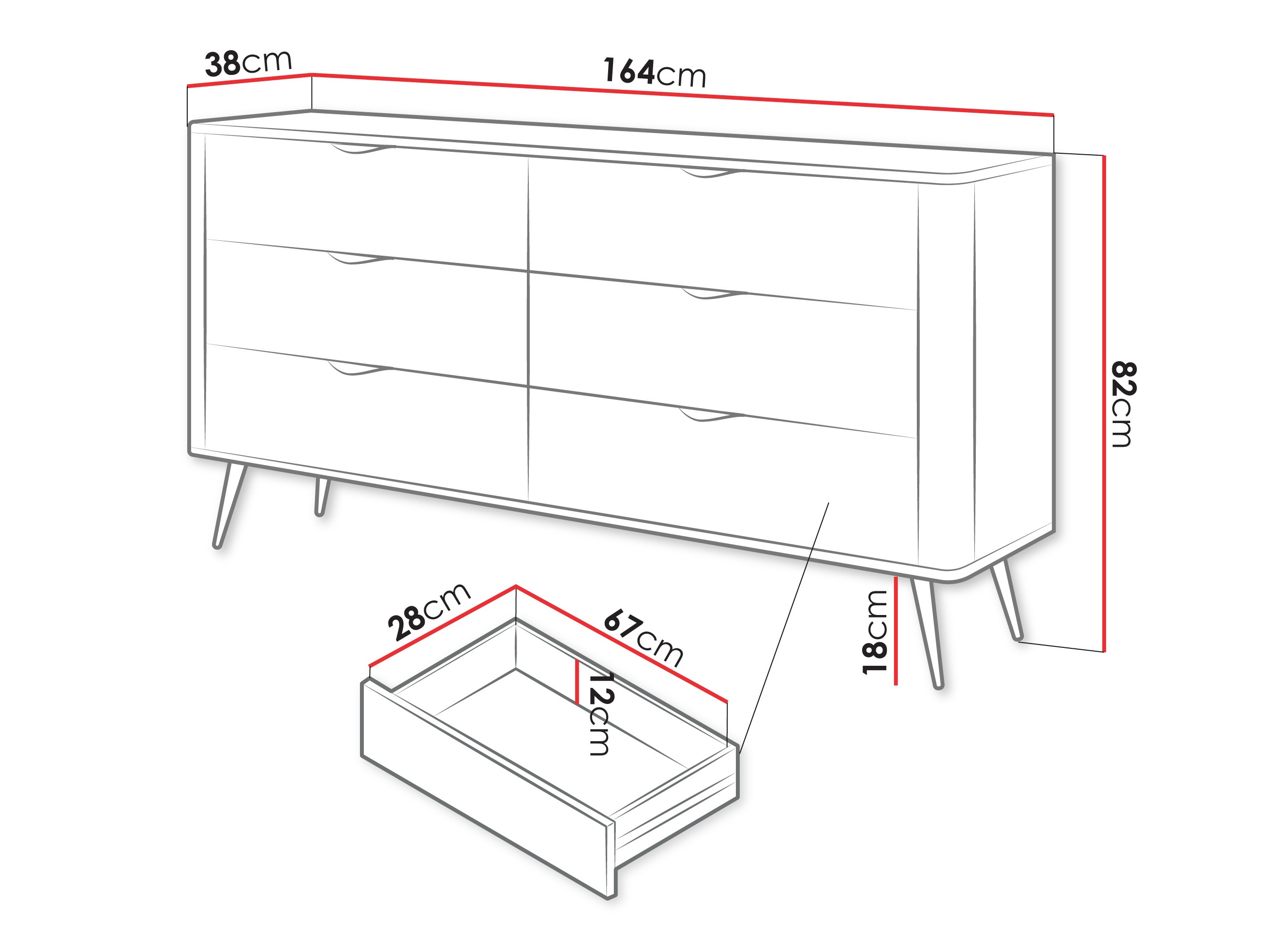 Commode Lectum II (Beige)