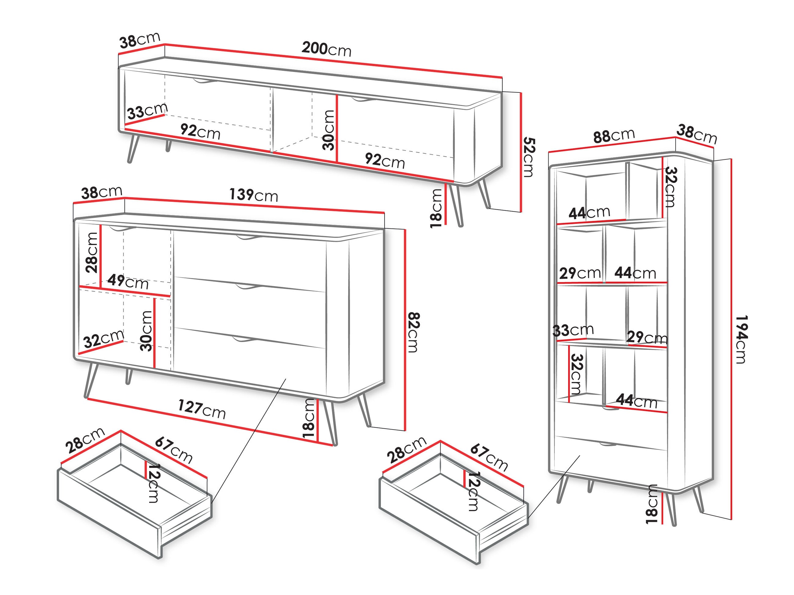 Ensemble de salon Lectum I (Beige)
