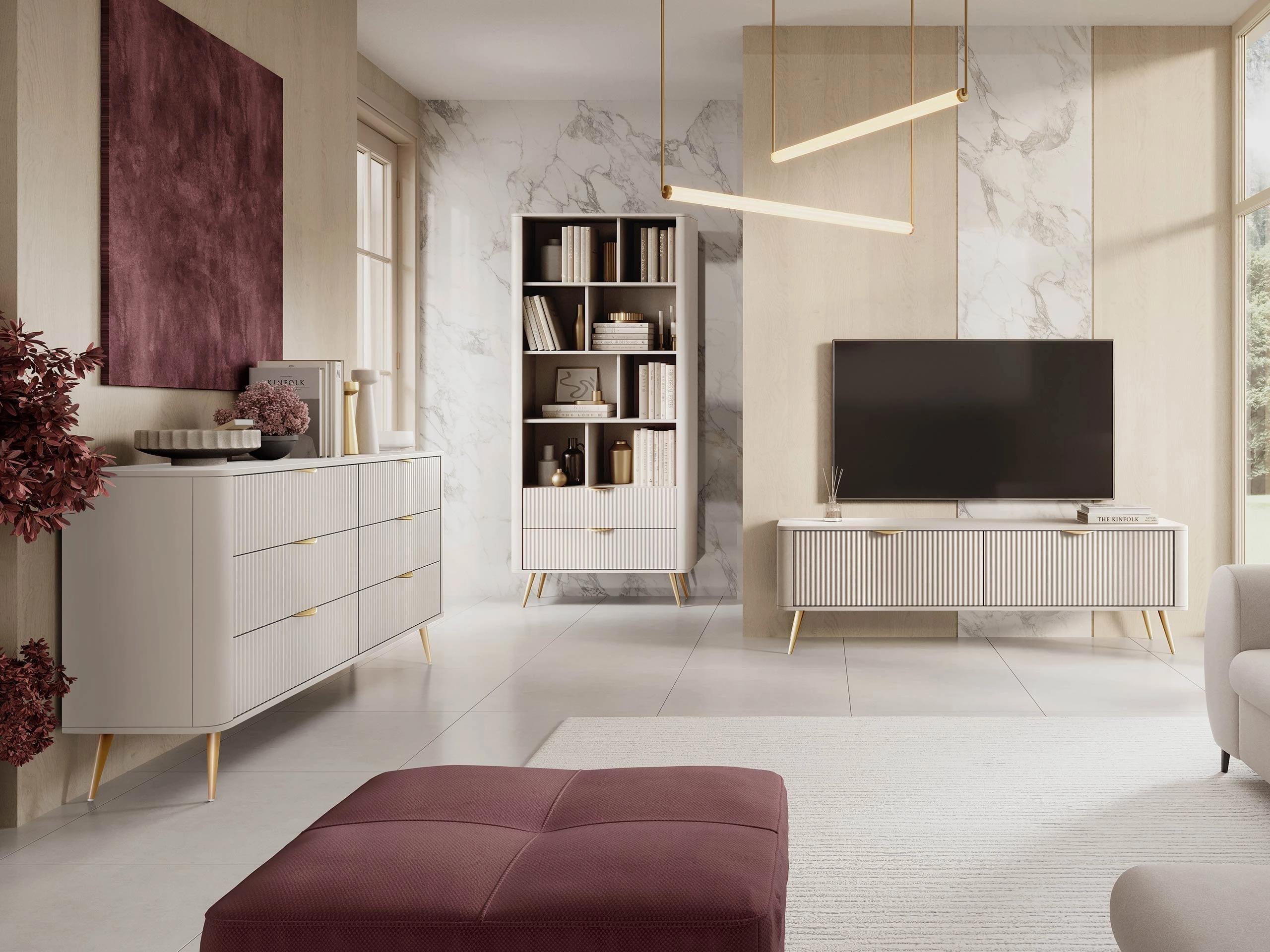 Ensemble de salon Lectum II (Beige)