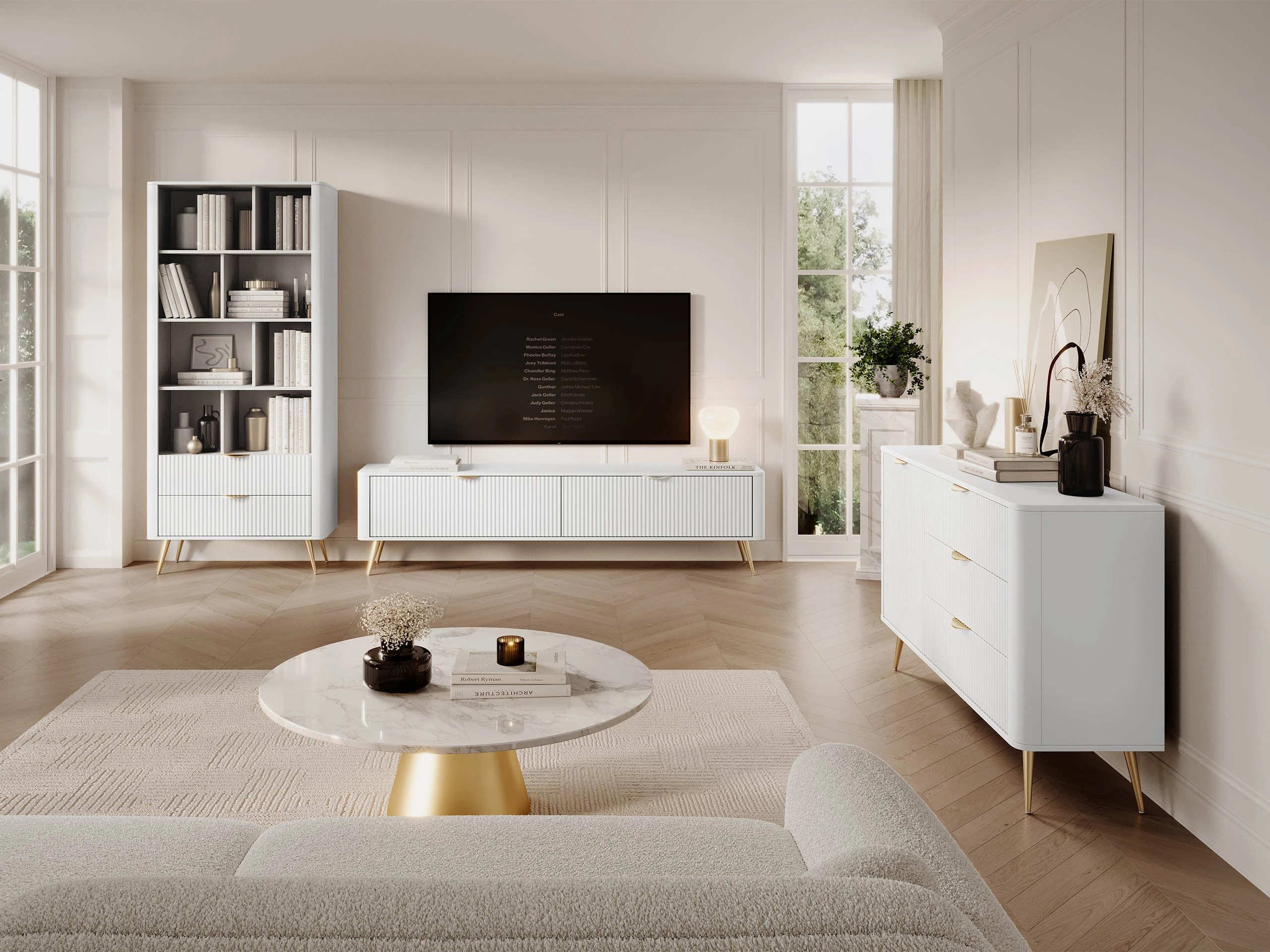 Meuble TV Lectum I (Blanc)