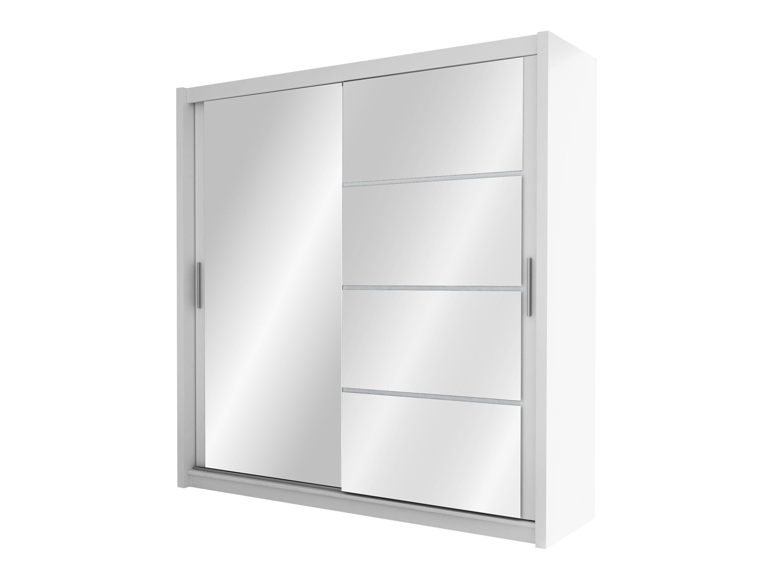 Armoire Honolulu 111 (Blanc + Blanc brillant)