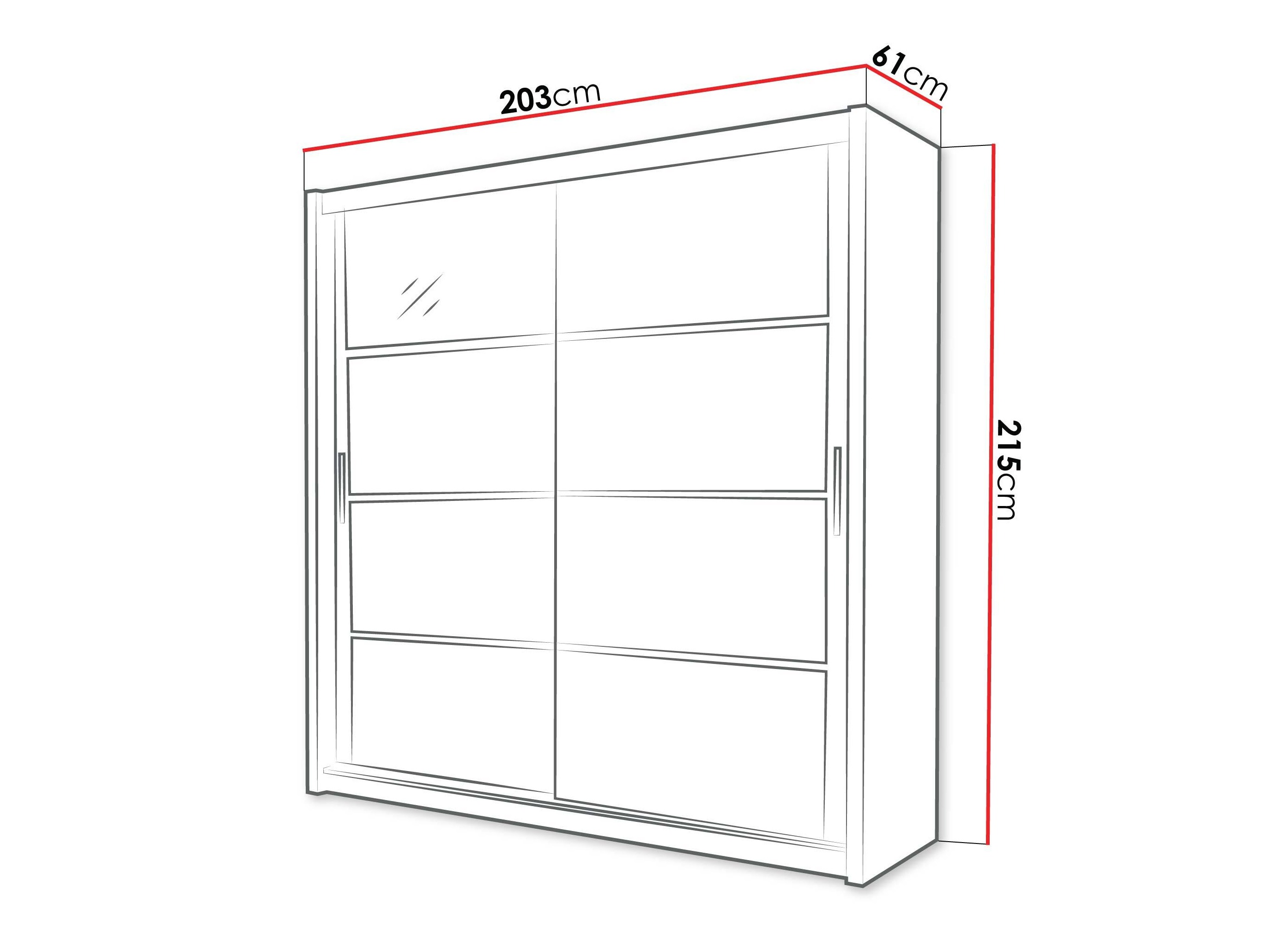 Armoire Honolulu 201 (Noir)