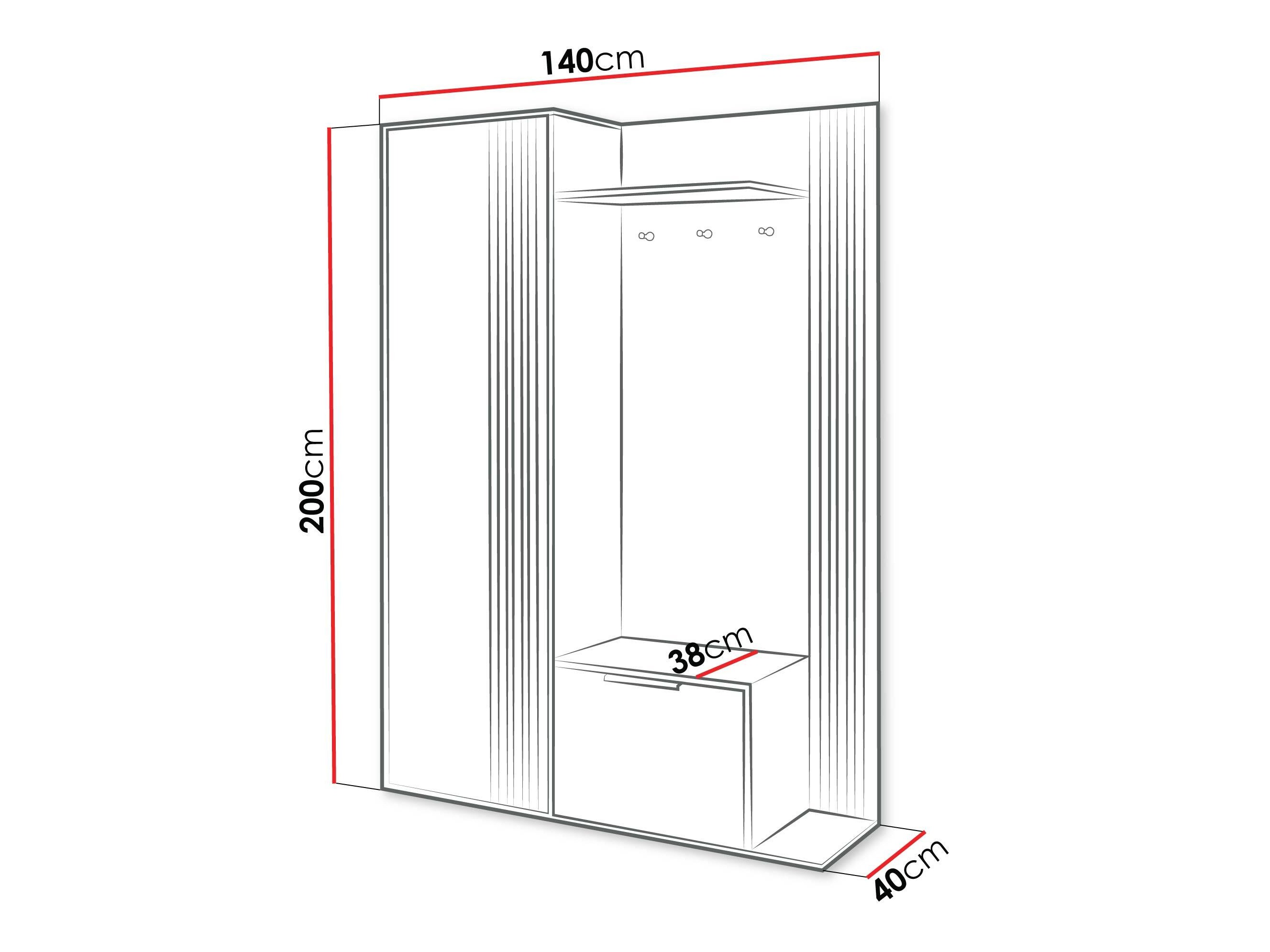 Meuble d'entrée Honolulu 250