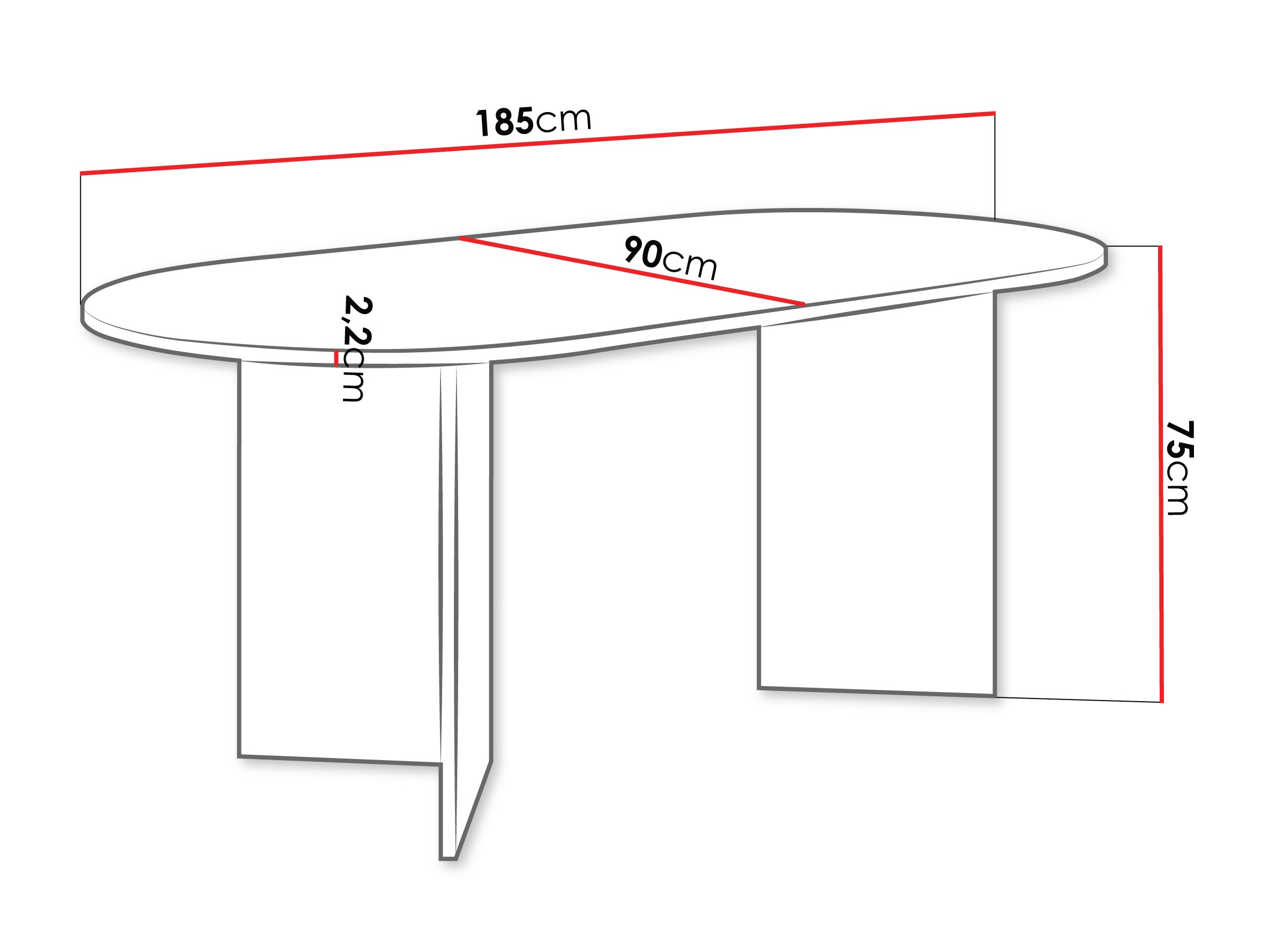 Table Comfivo Fungus (Beige)