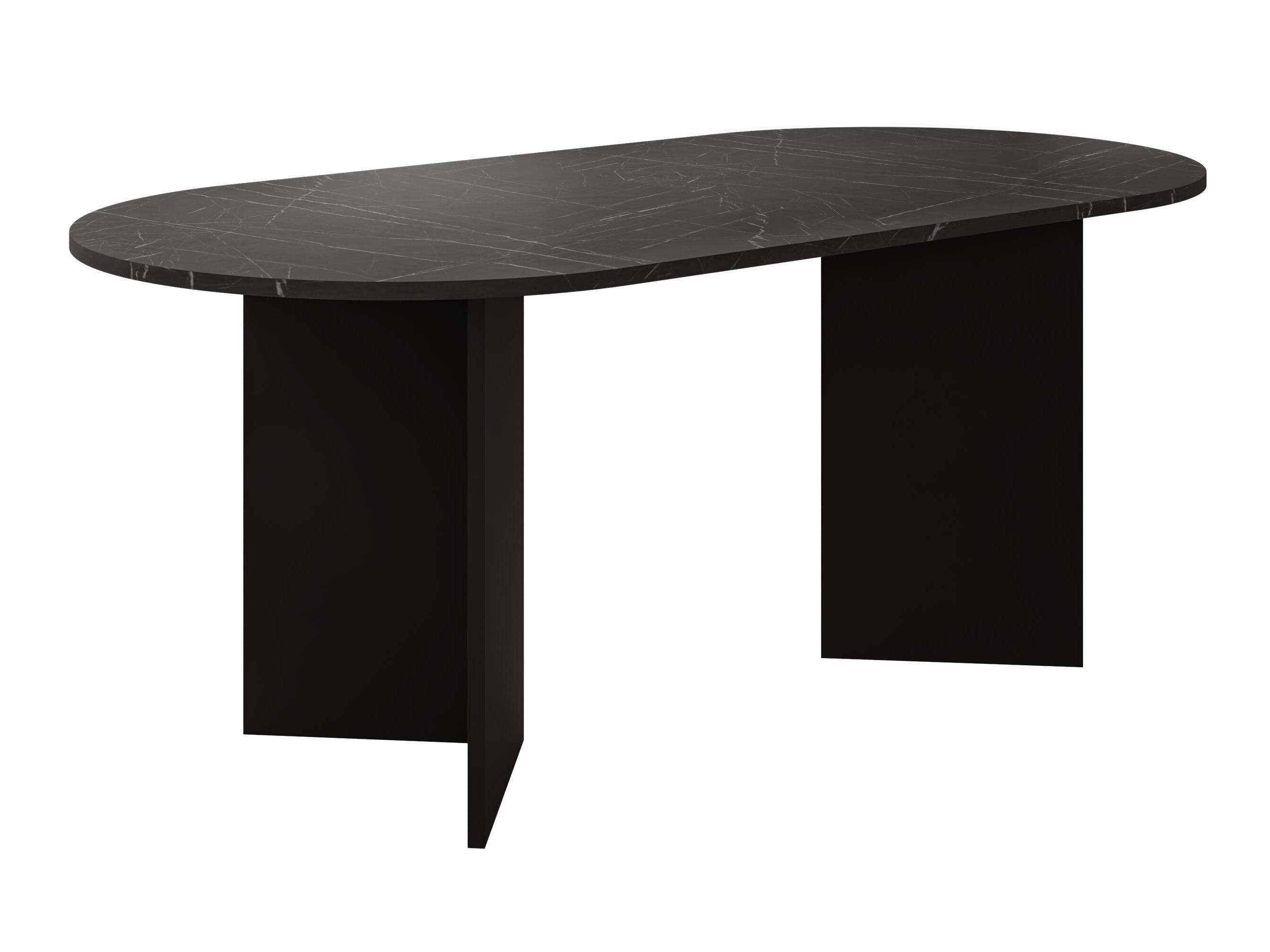 Table Comfivo Fungus (Marbre noir + Noir)