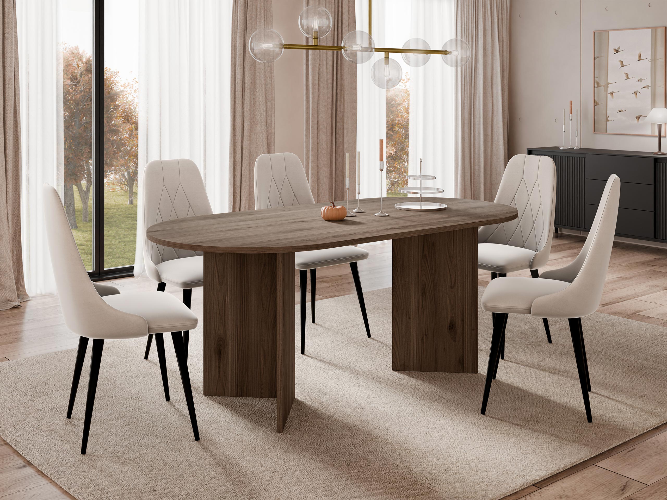 Table Comfivo Fungus (Noyer)