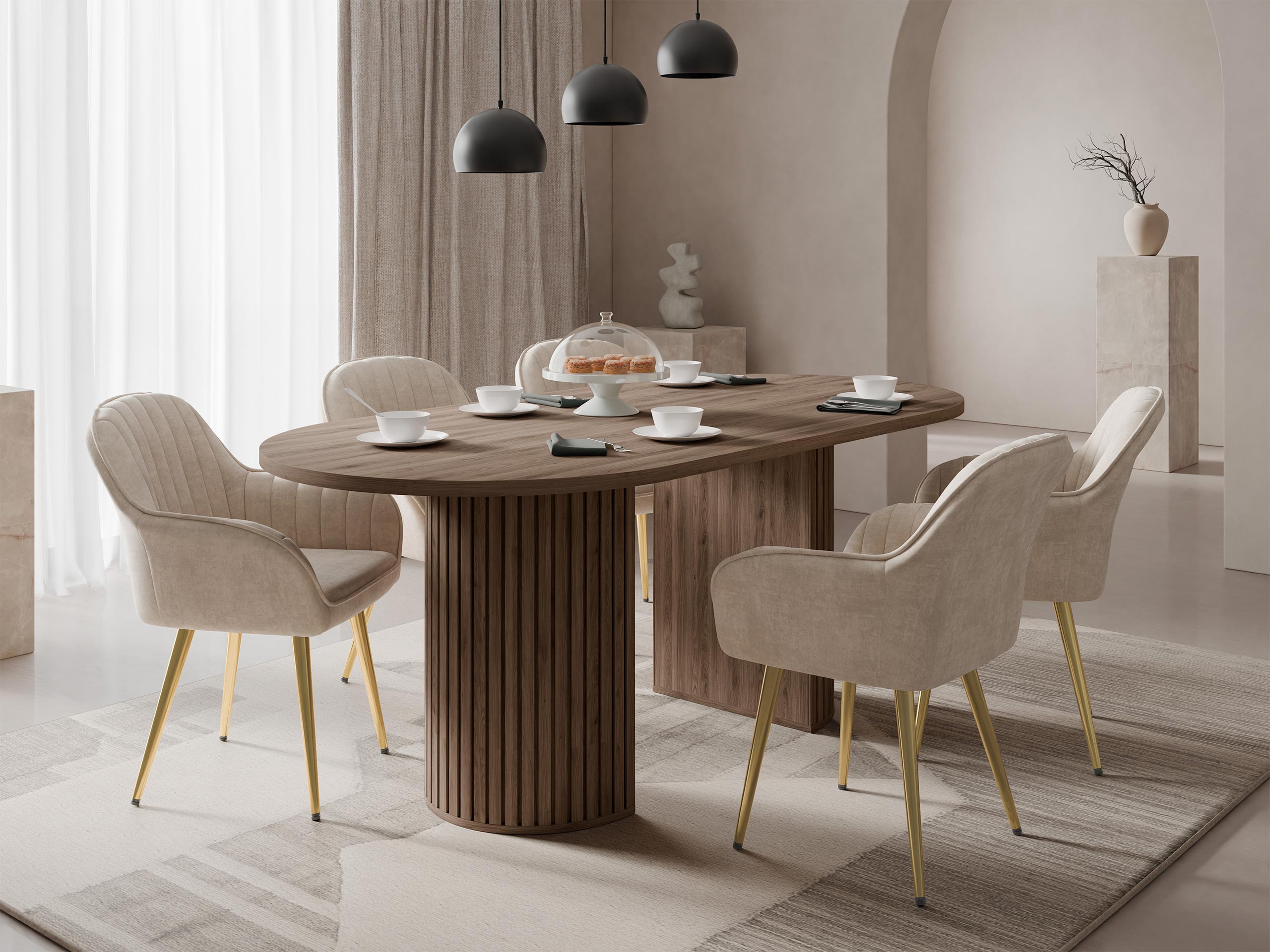 Table Comfivo Ulma (Noyer)