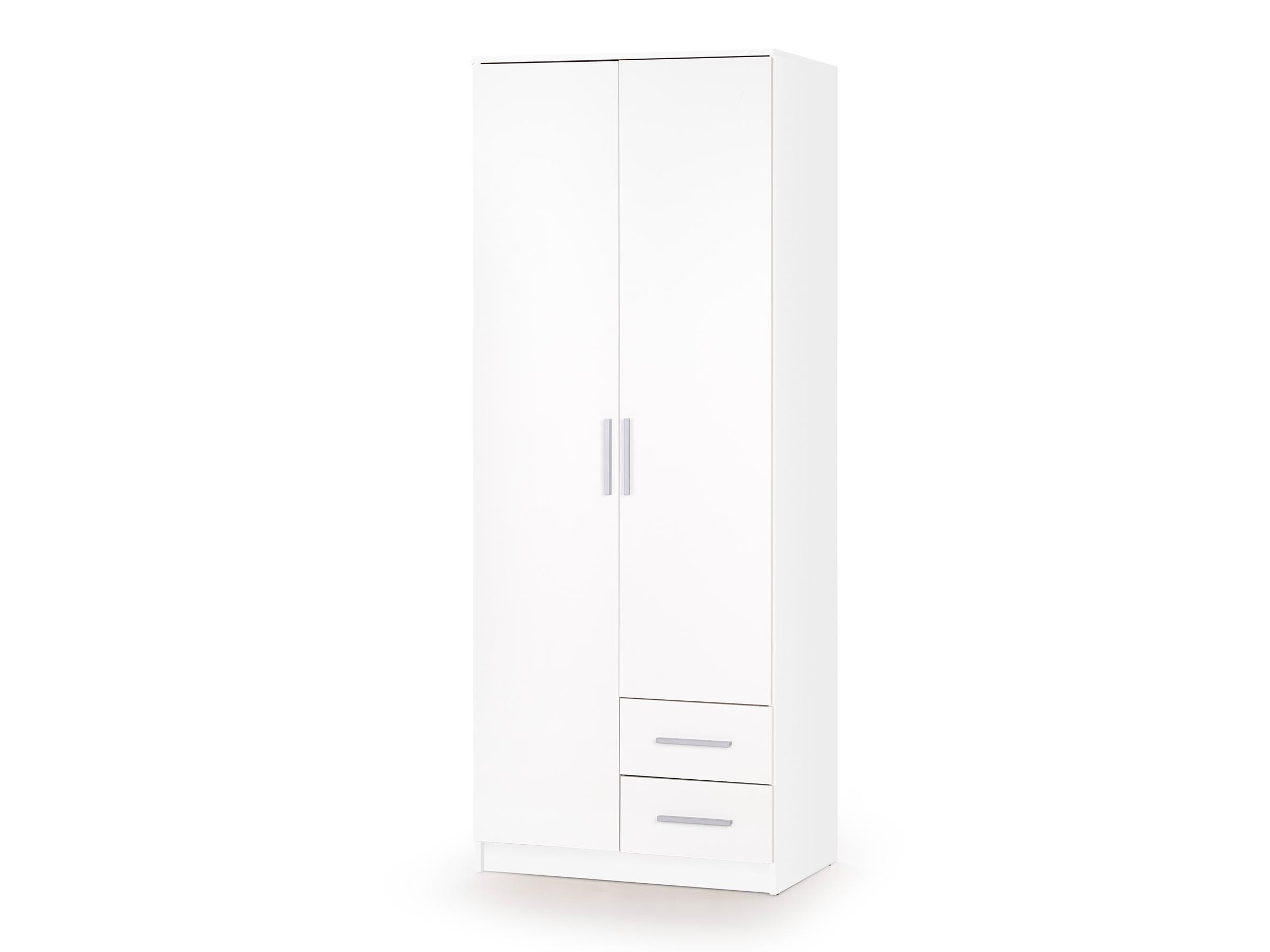 Armoire Cirveso 112 (Blanc + Blanc brillant)