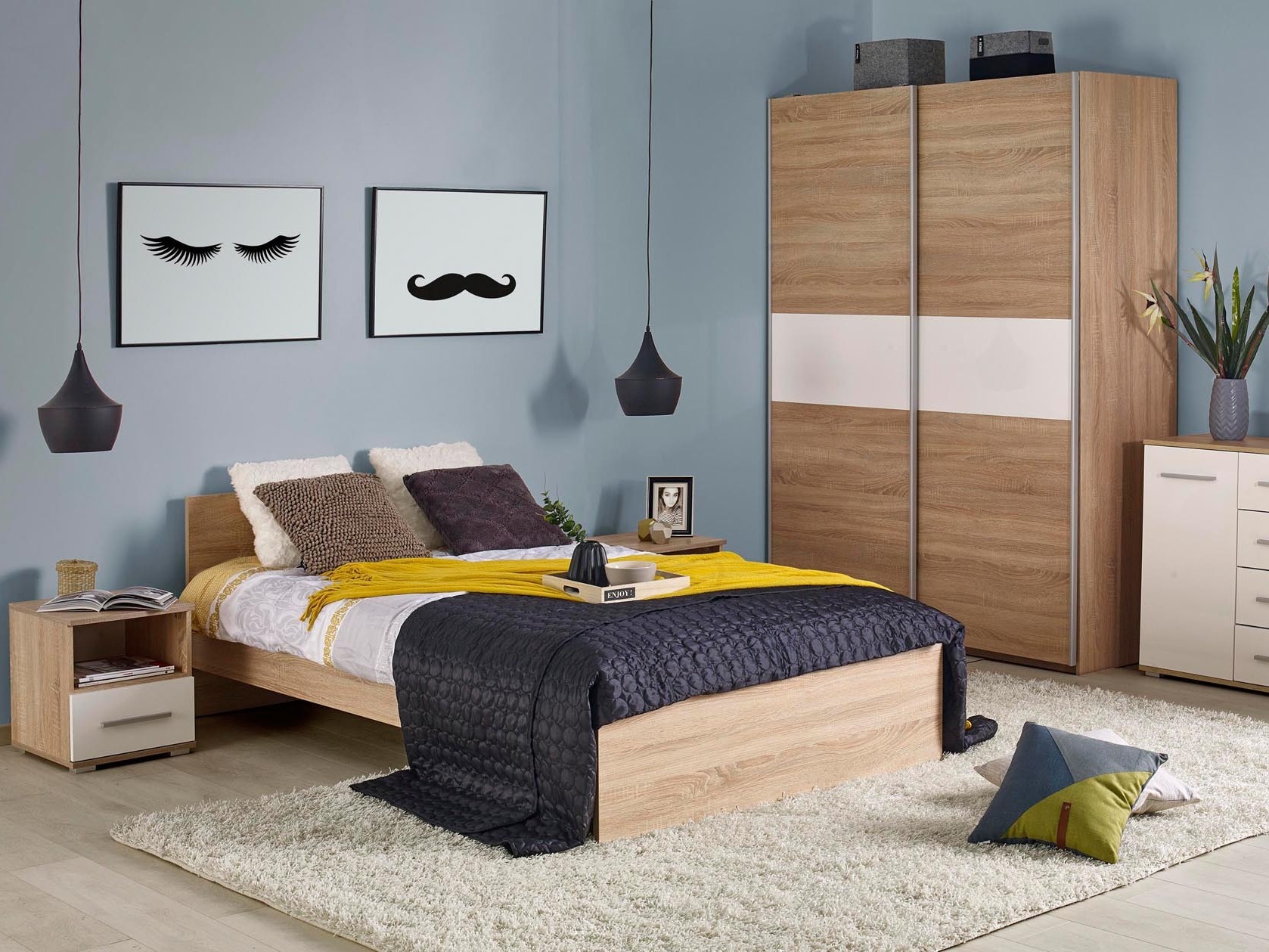 Lit Cirveso 104 (Sonoma chêne)