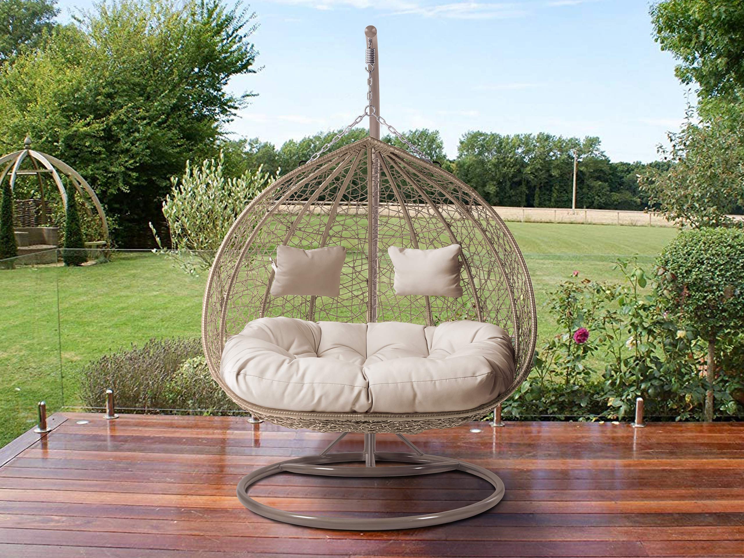 Chaise suspendu Comfivo Audos (Beige)