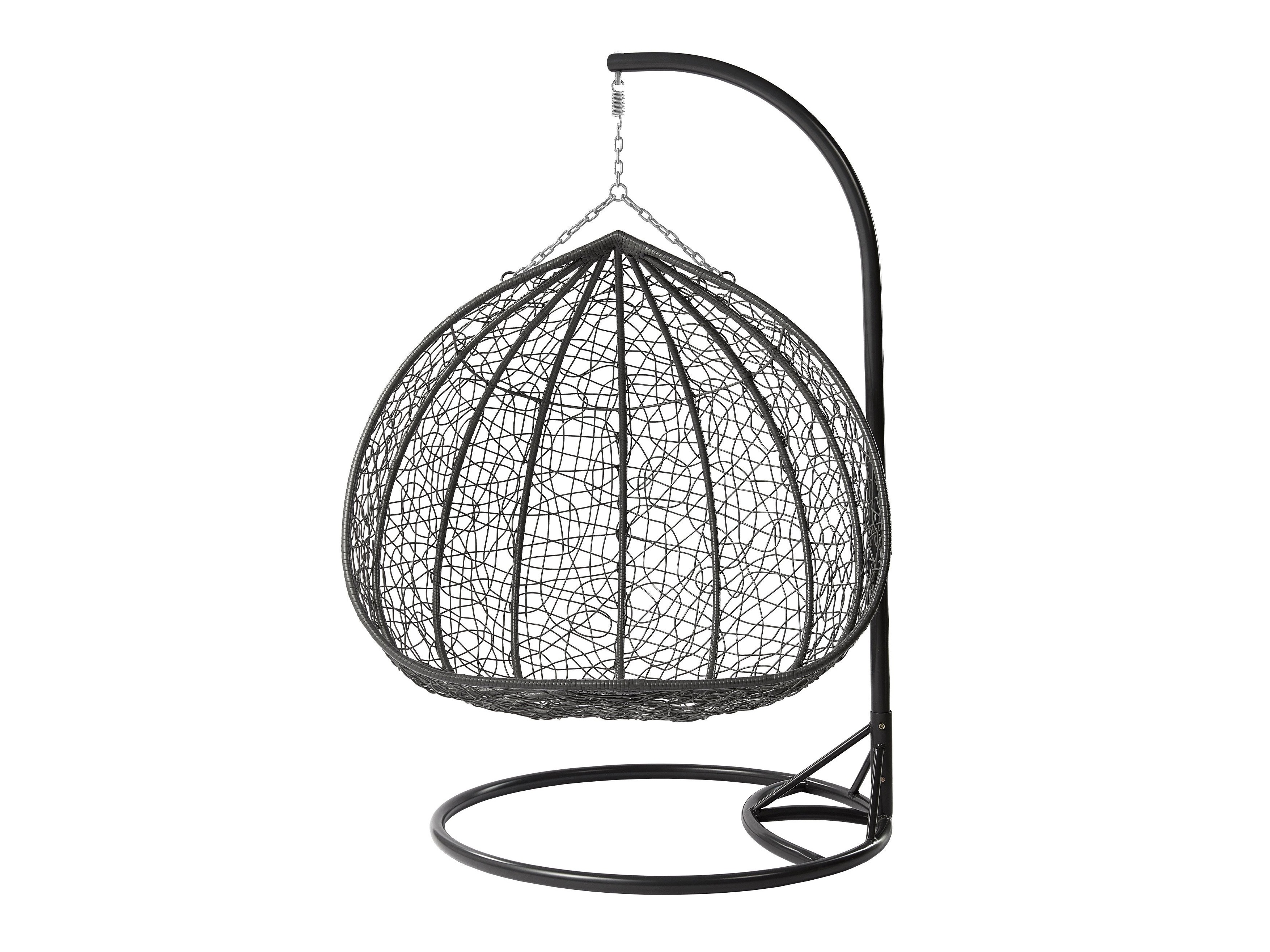 Chaise suspendu Comfivo Audos (Gris + Gris clair)