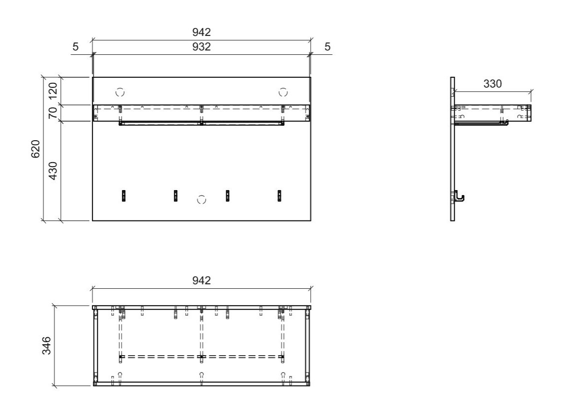 Meuble d'entrée Ophtola 106