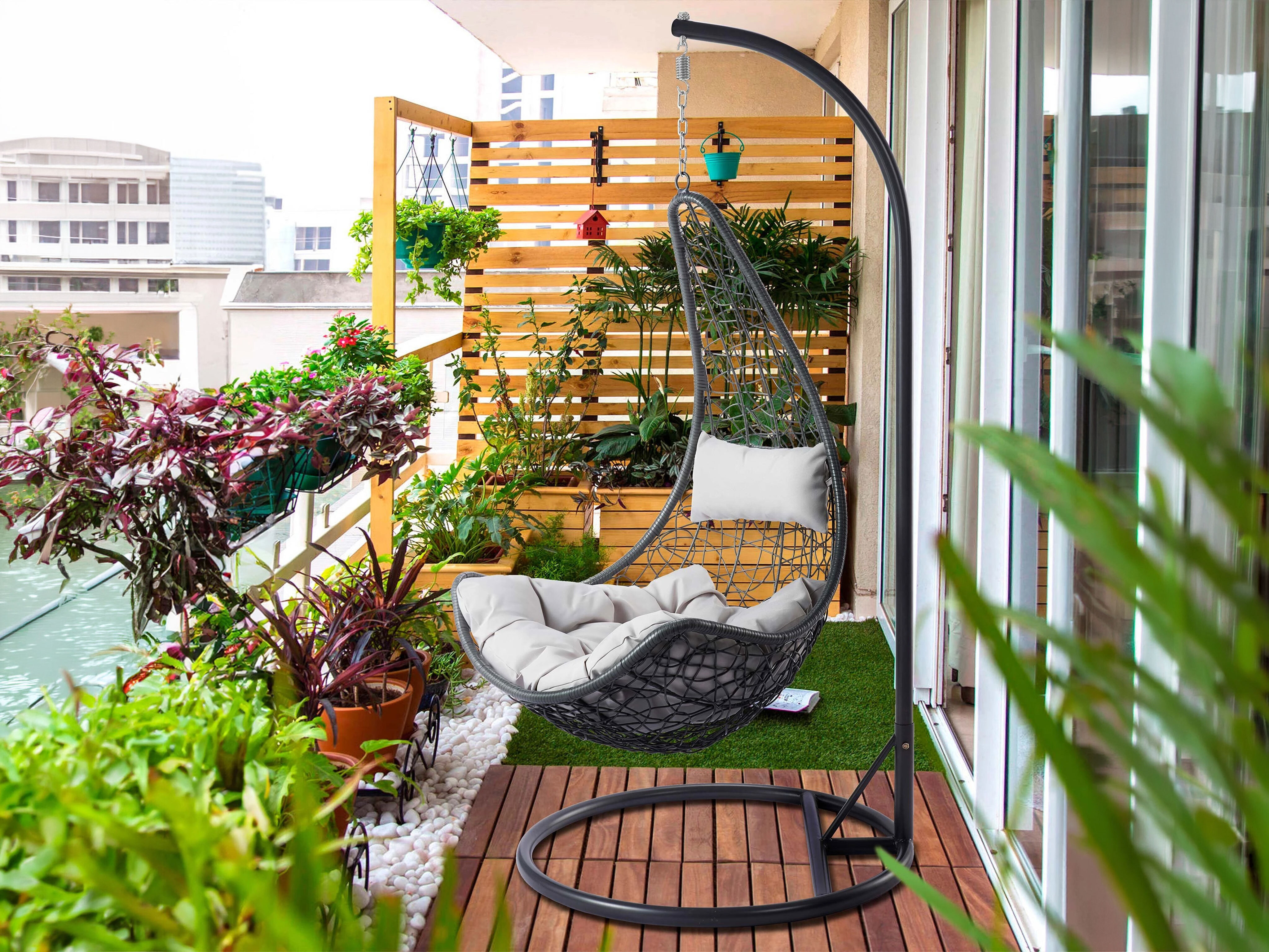 Chaise suspendu Comfivo Figae (Gris)