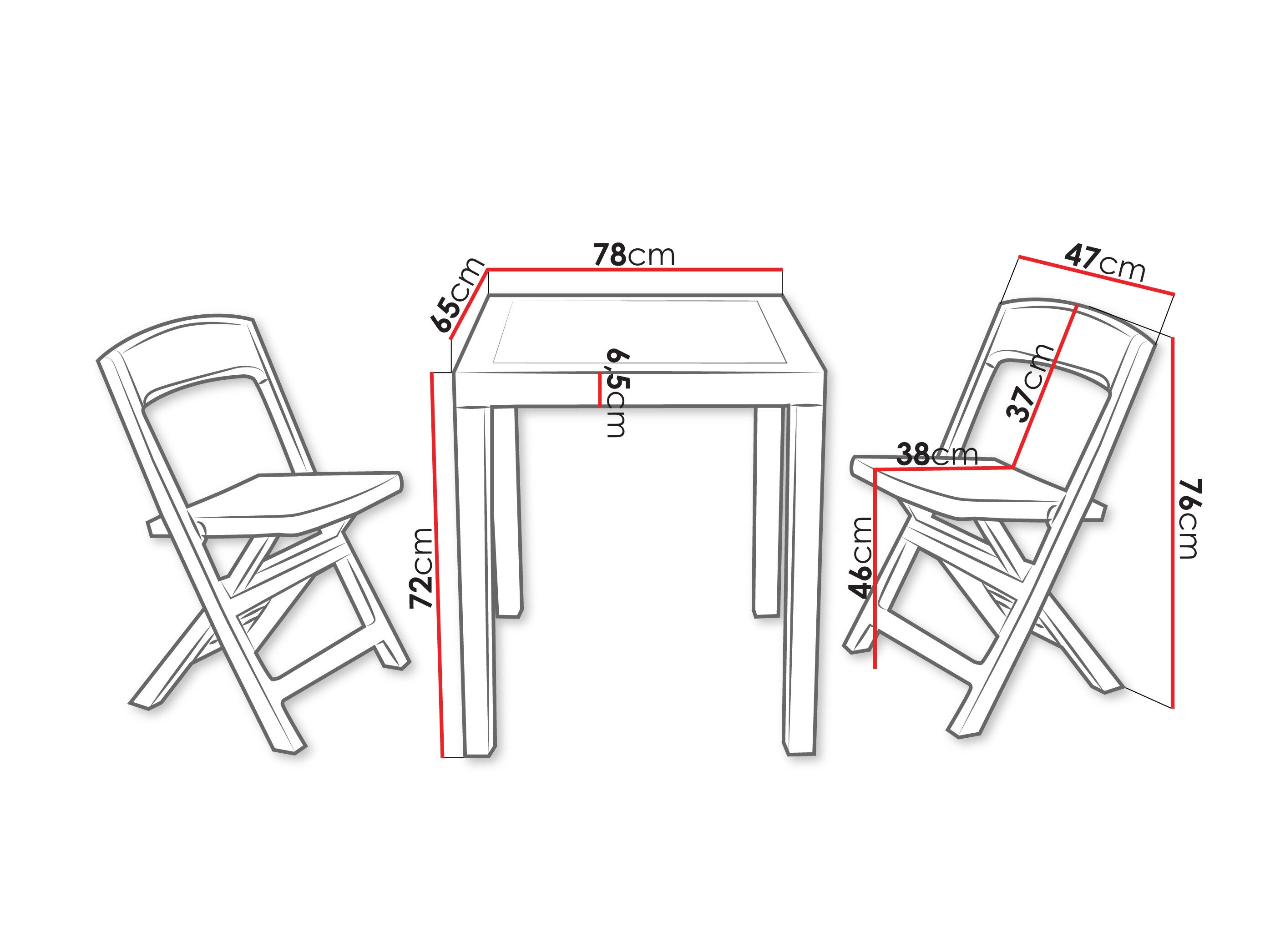 Ensemble de balcon Betulal