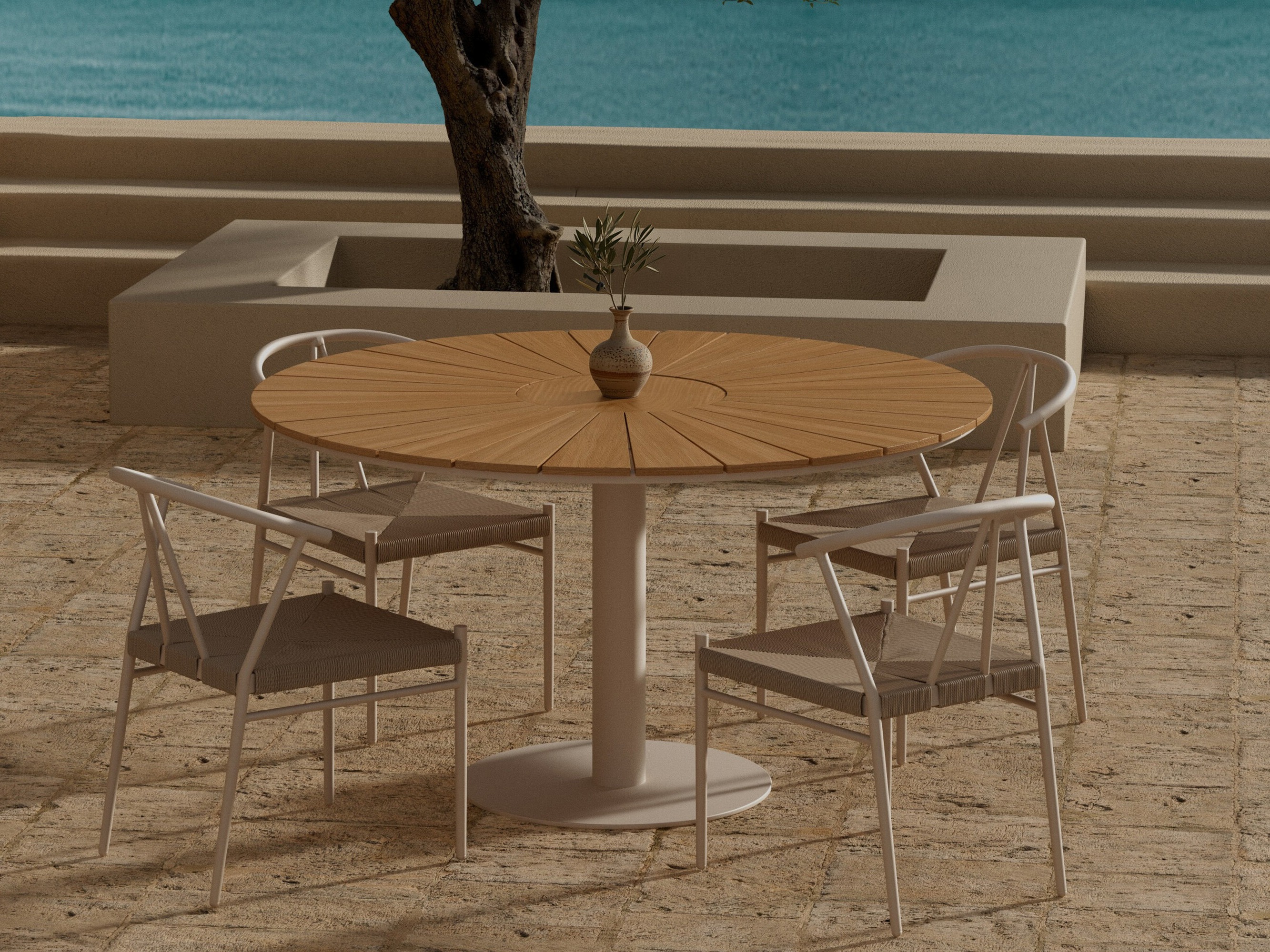 Ensemble table et chaises Dallas 5167
