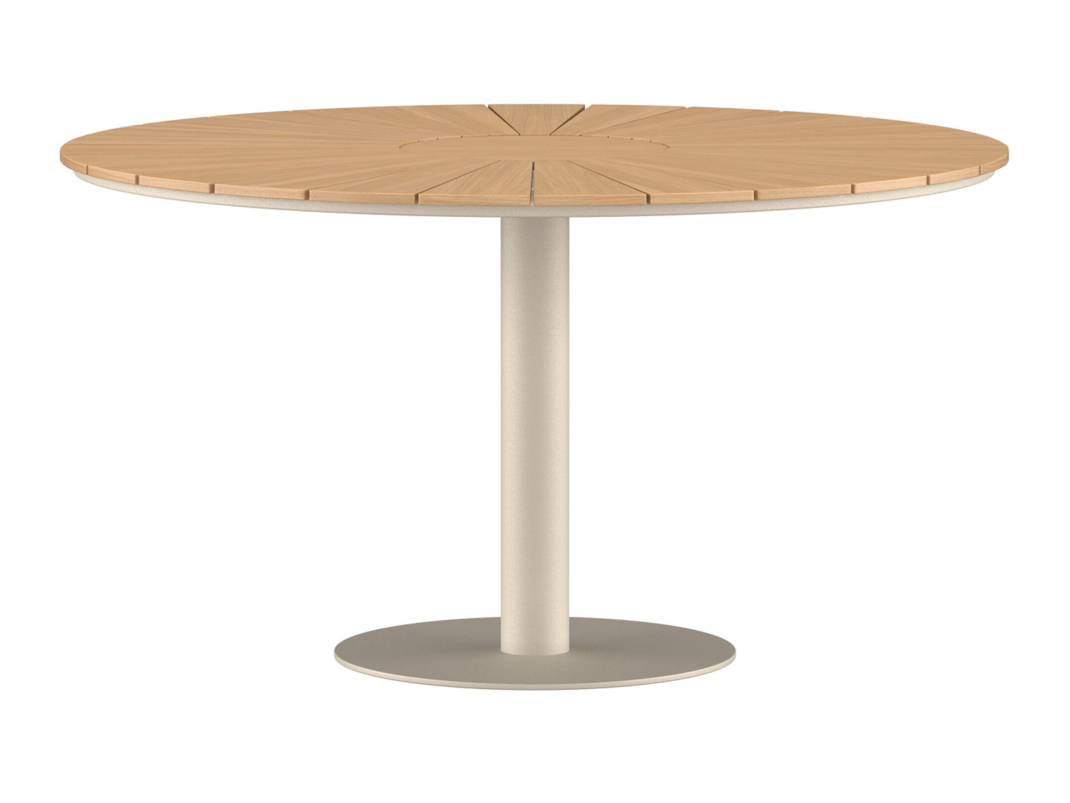 Table de jardin Dallas 5166 (Beige + Teck)
