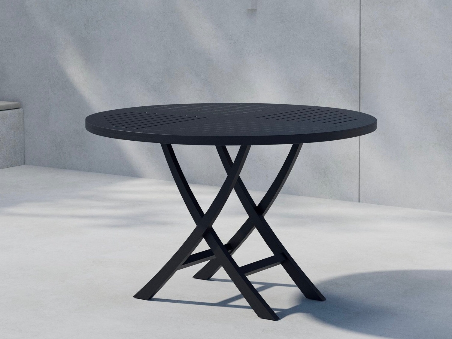 Table de jardin Nunova 133 (Noir)