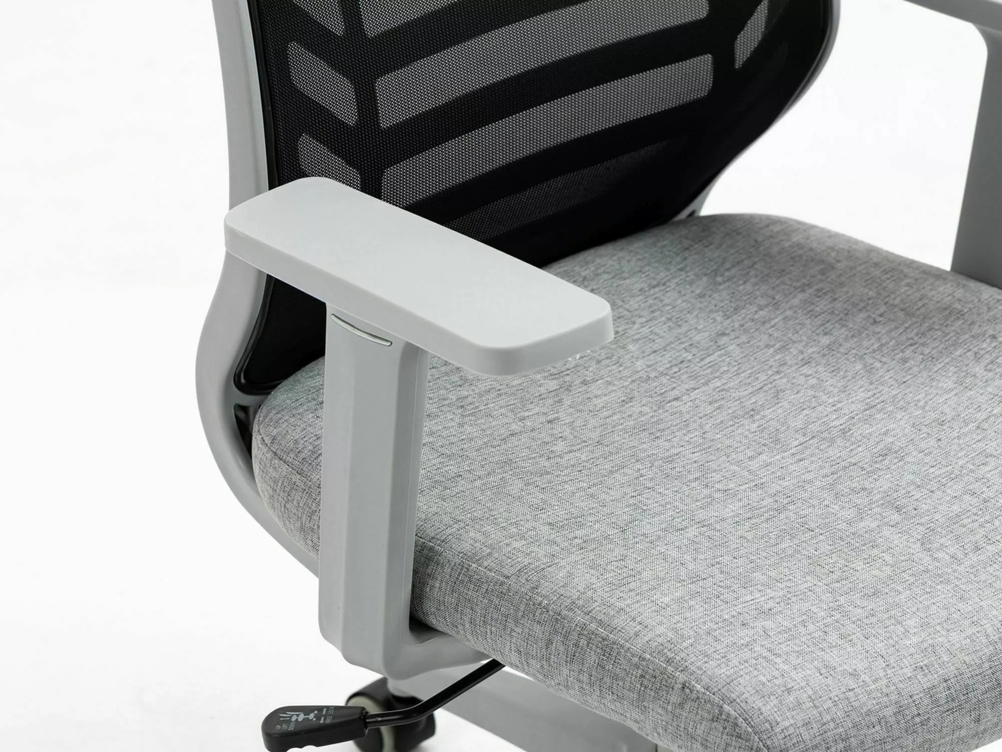 Chaise de bureau Detroit 694 (Gris + Noir)