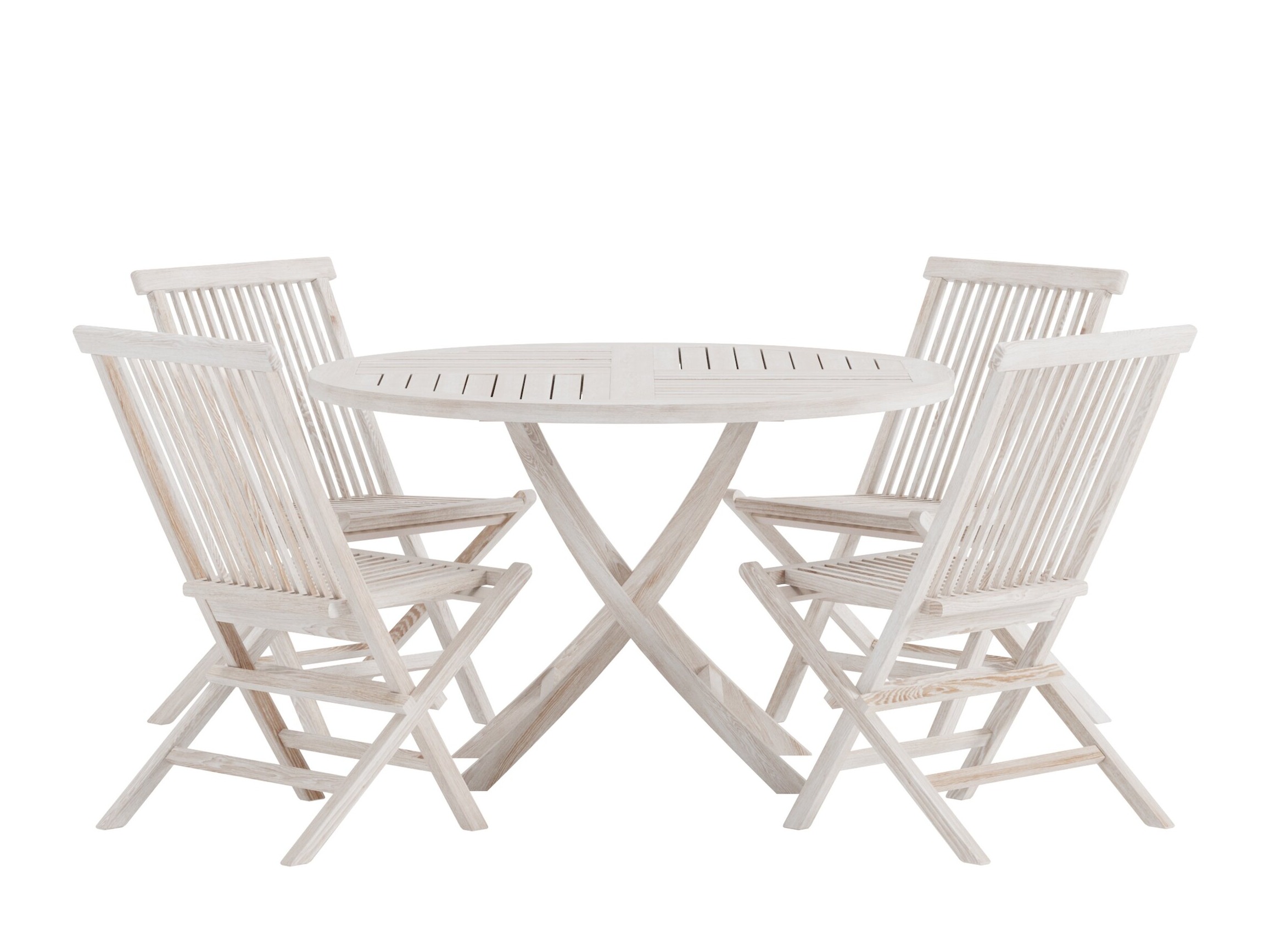 Ensemble table et chaises Nunova 145 (Clair bois)