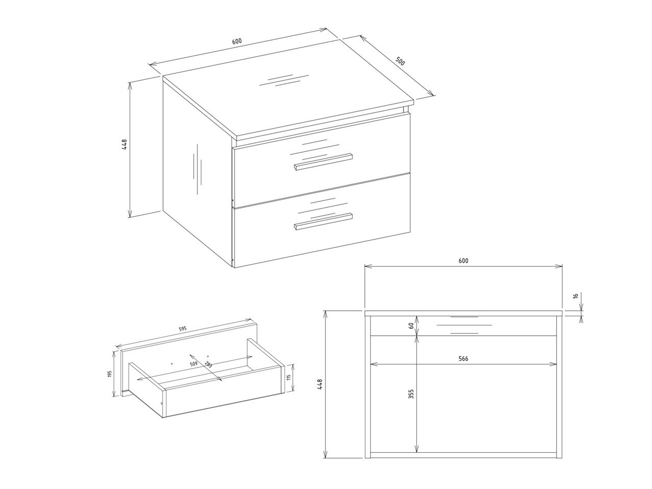 Armoire de salle de bains murale pour lavabo Nolmaru 112