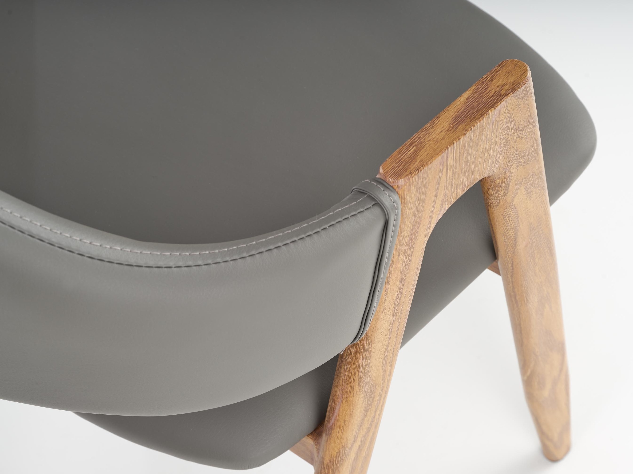 Chaise Houston 561 (Gris + chêne)