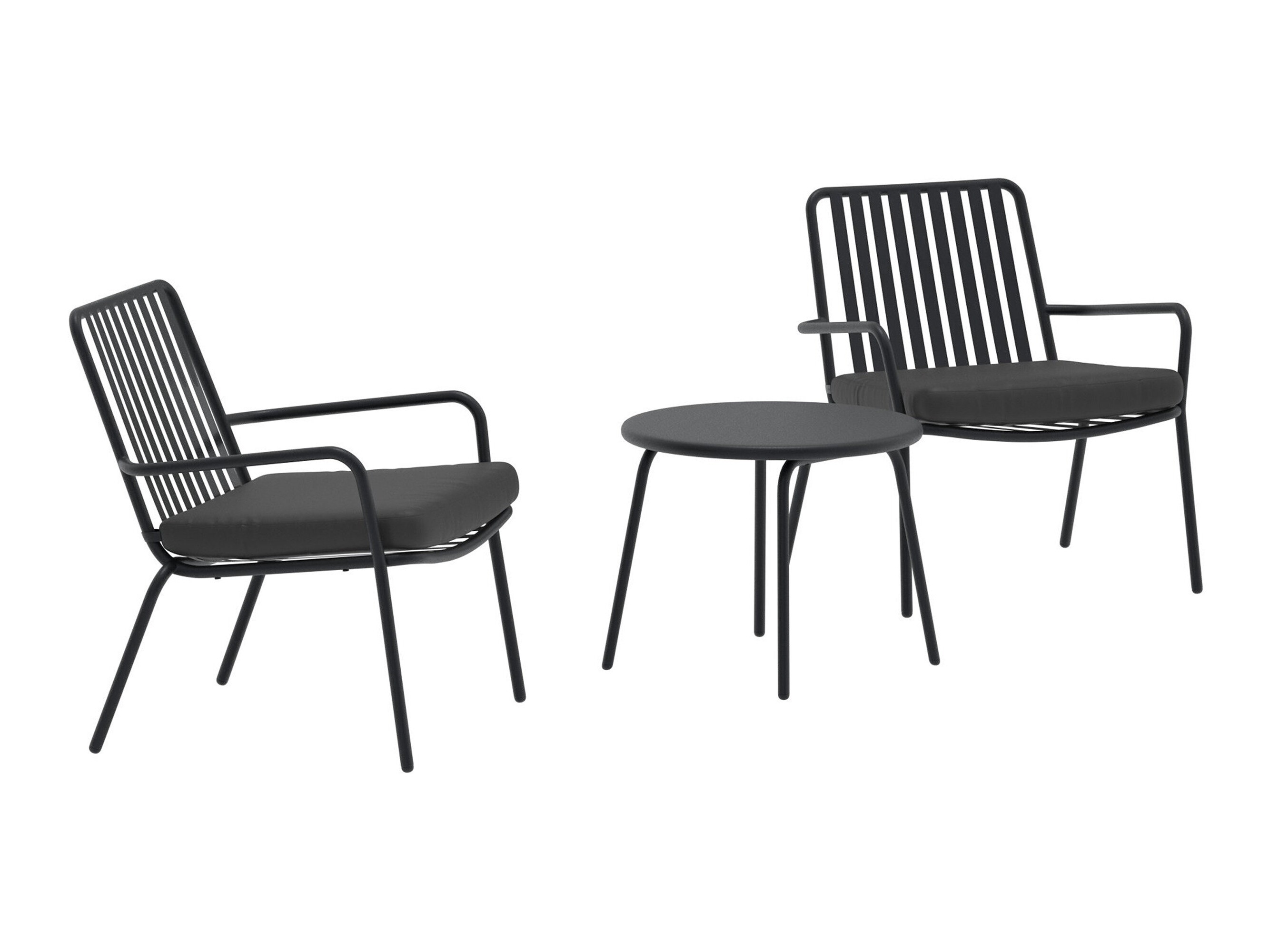 Ensemble de balcon Dallas 5190 (Noir)