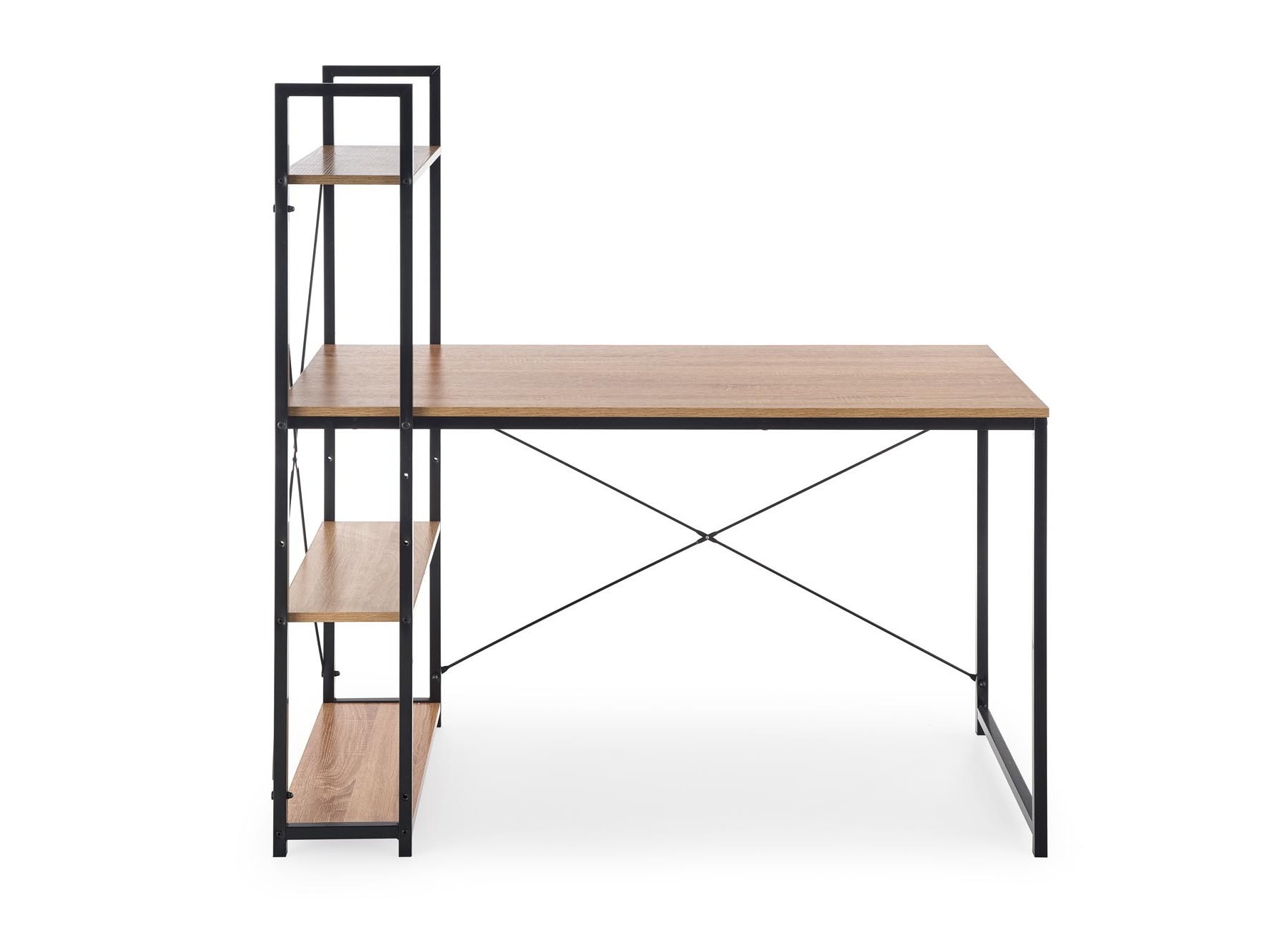 Bureau Houston 1888 (Sonoma chêne + Noir)